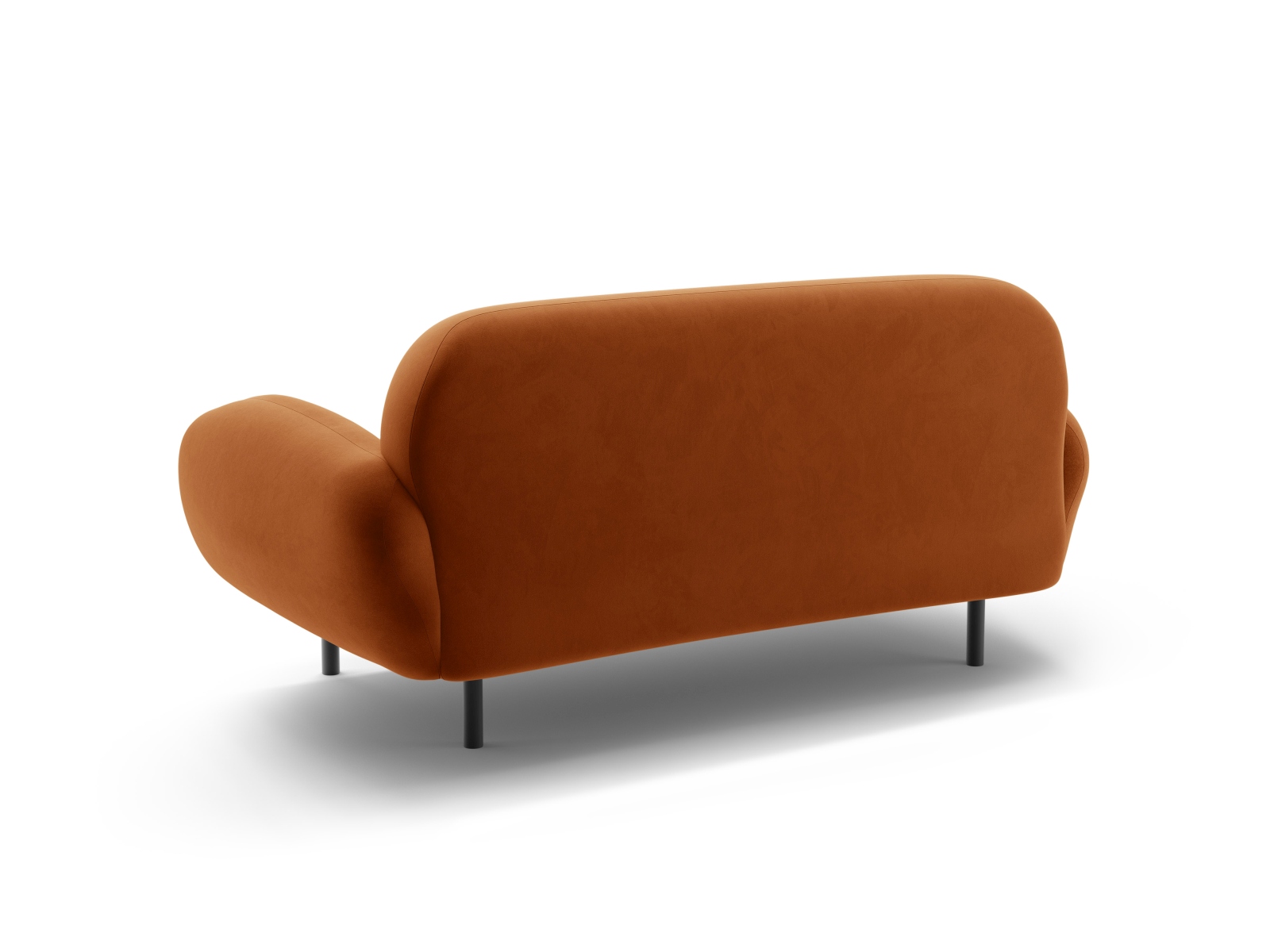 Velvet Sofa, "Poppy", 2 Seats, 148x72x82