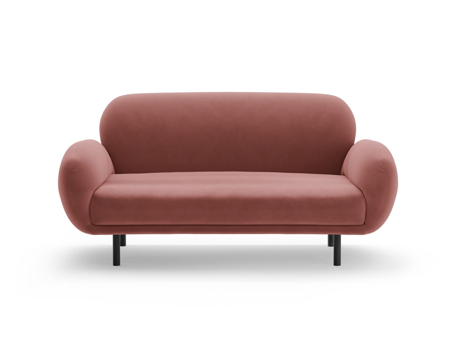 Velvet Sofa, "Poppy", 2 Seats, 148x72x82