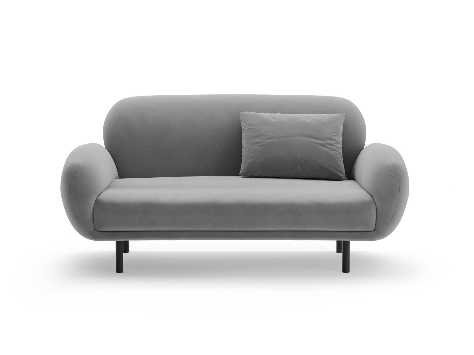 Velvet Sofa, "Poppy", 2 Seats, 148x72x82