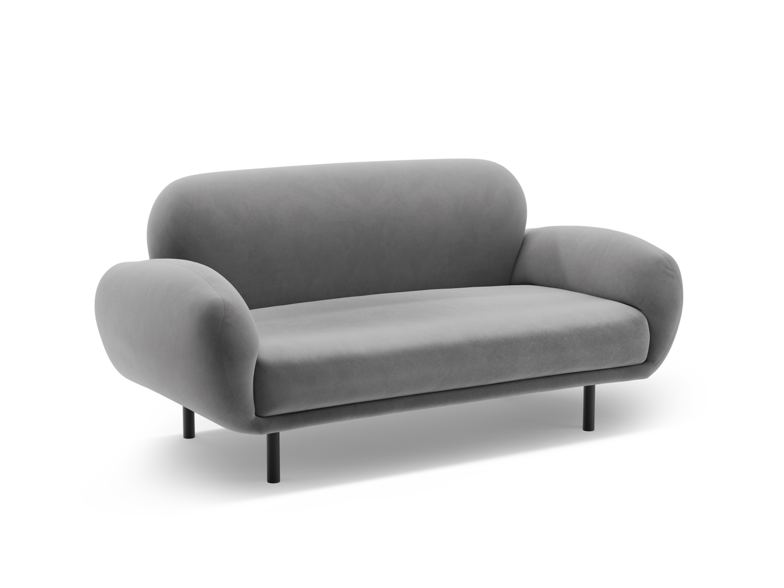 Velvet Sofa, "Poppy", 2 Seats, 148x72x82