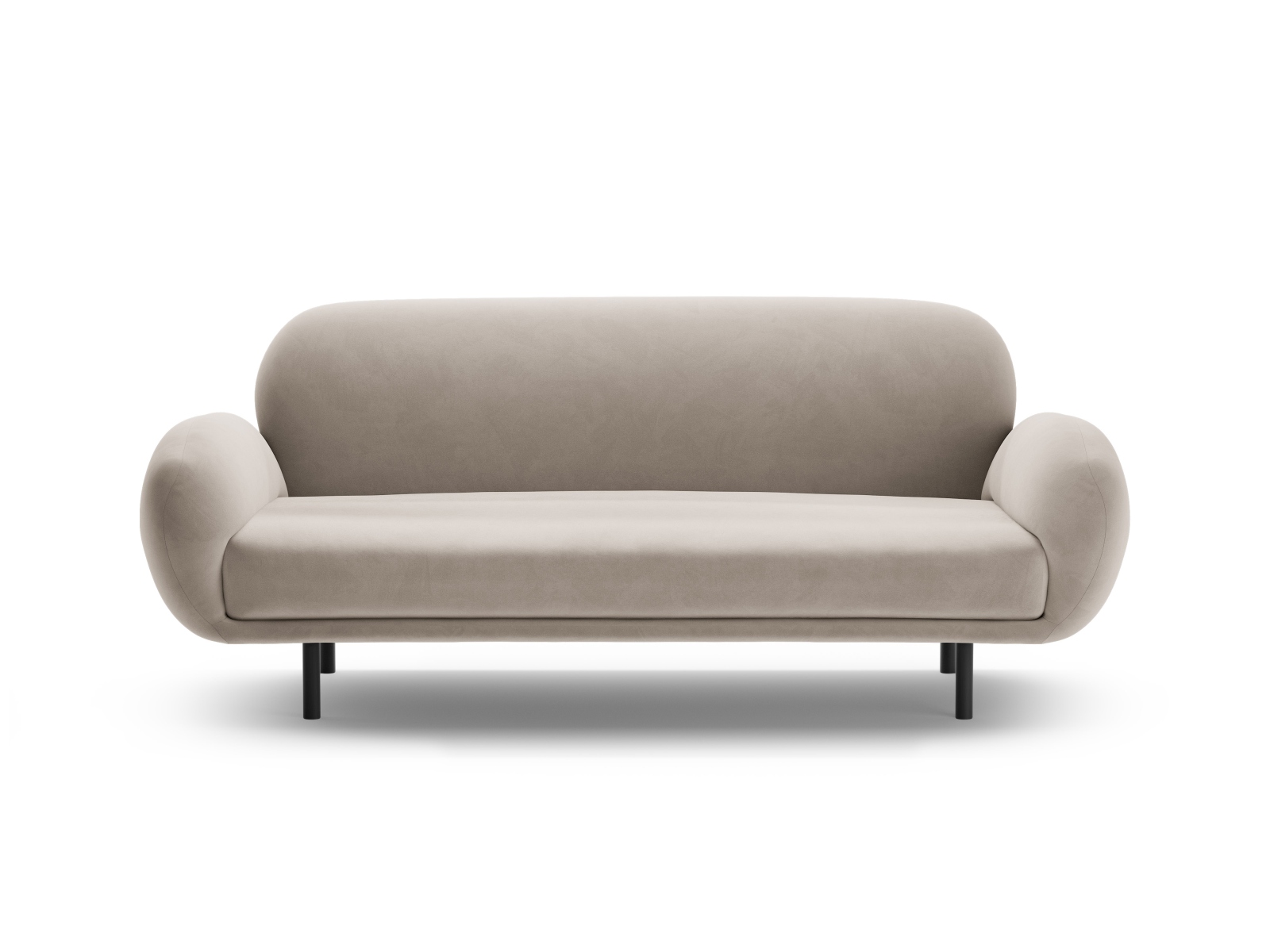 Velvet Sofa, "Poppy", 2 Seats, 178x72x82