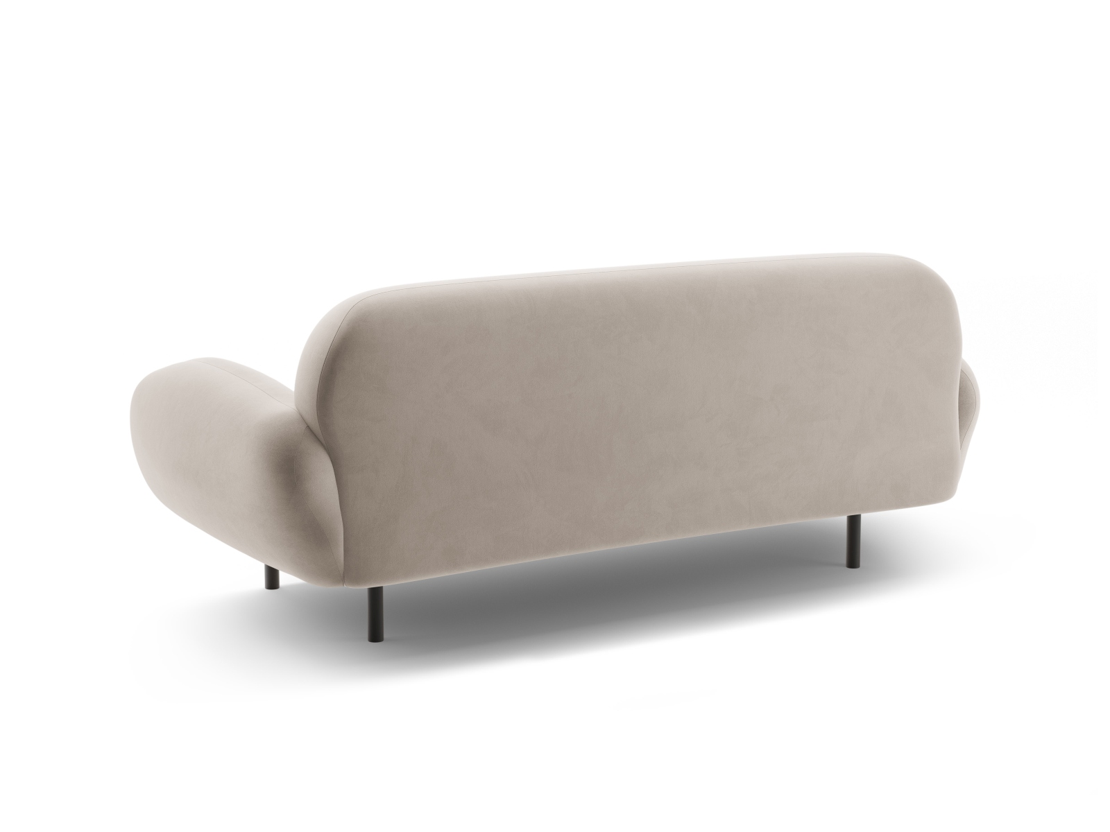 Velvet Sofa, "Poppy", 2 Seats, 178x72x82