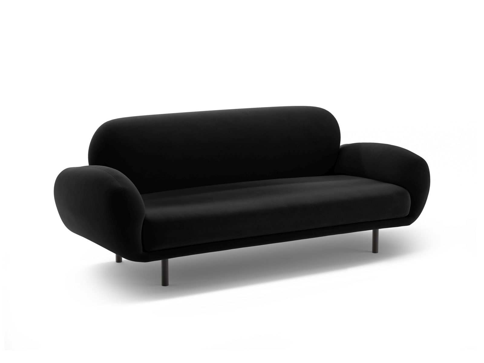 Velvet Sofa, "Poppy", 2 Seats, 178x72x82