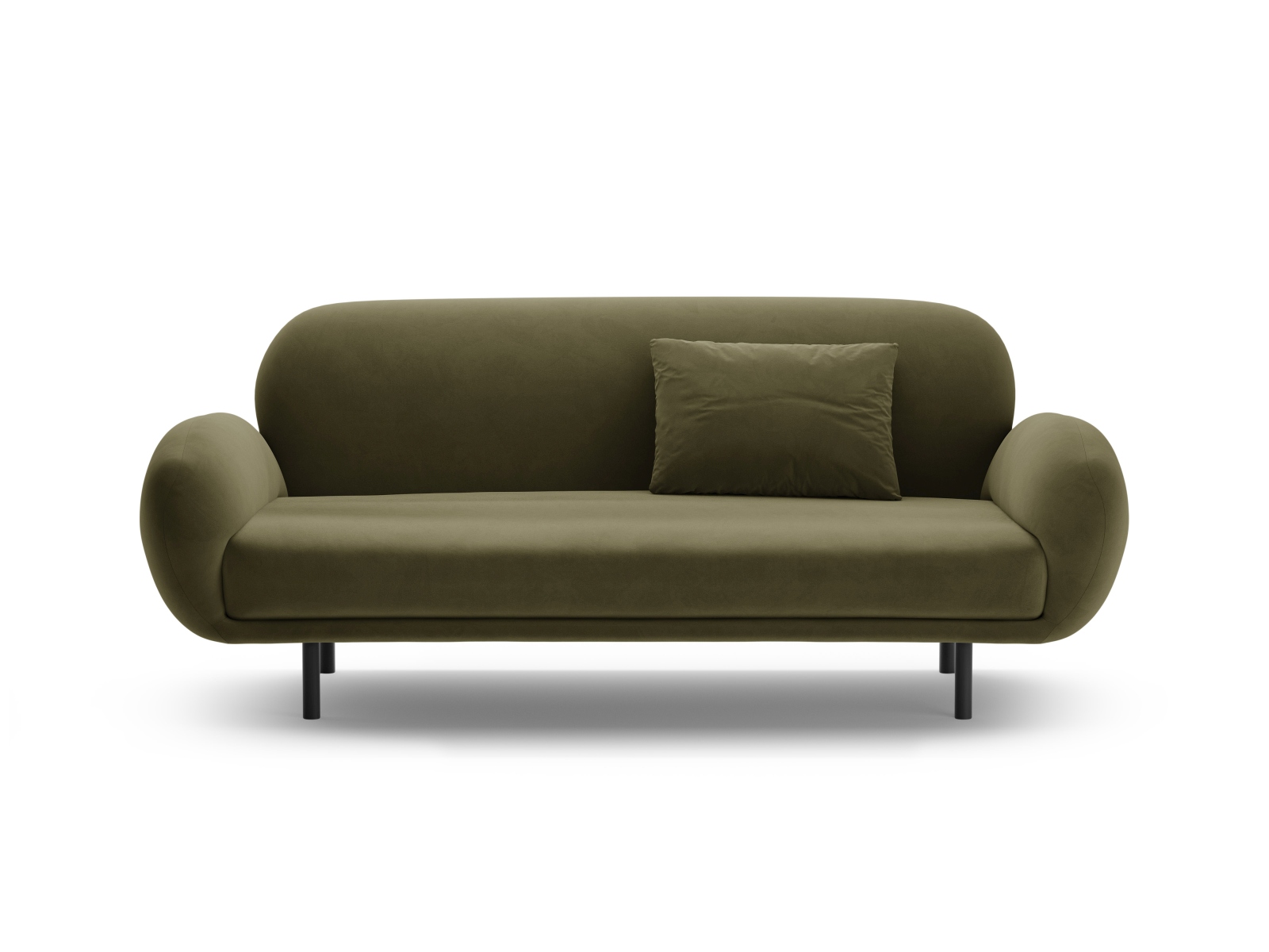 Velvet Sofa, "Poppy", 2 Seats, 178x72x82