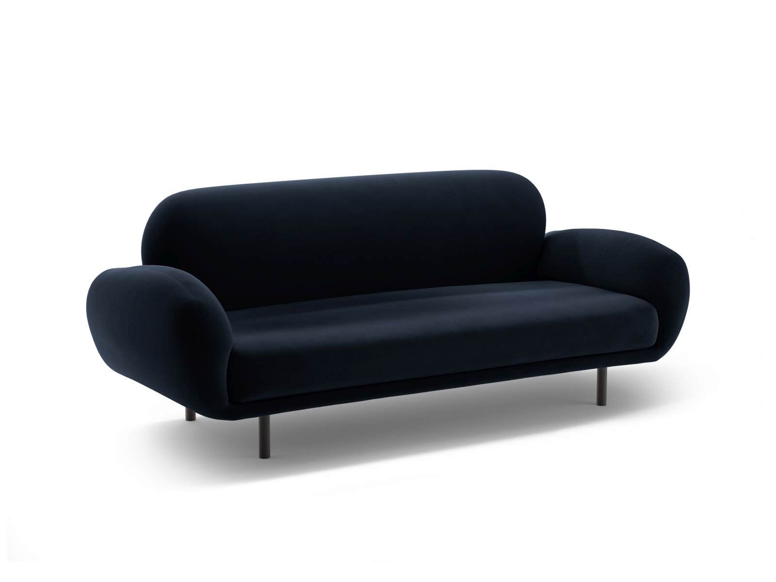 Velvet Sofa, "Poppy", 2 Seats, 178x72x82