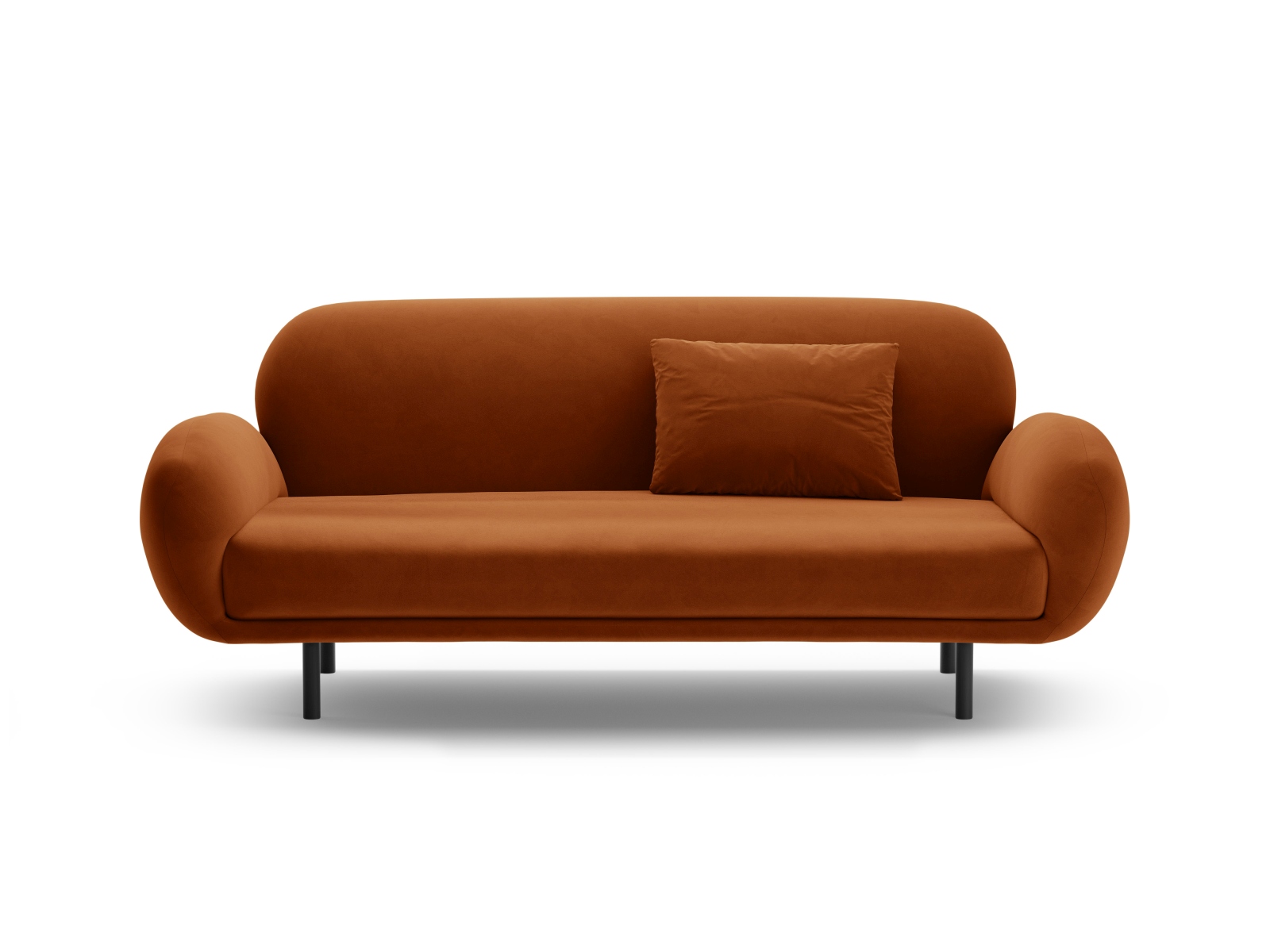 Velvet Sofa, "Poppy", 2 Seats, 178x72x82