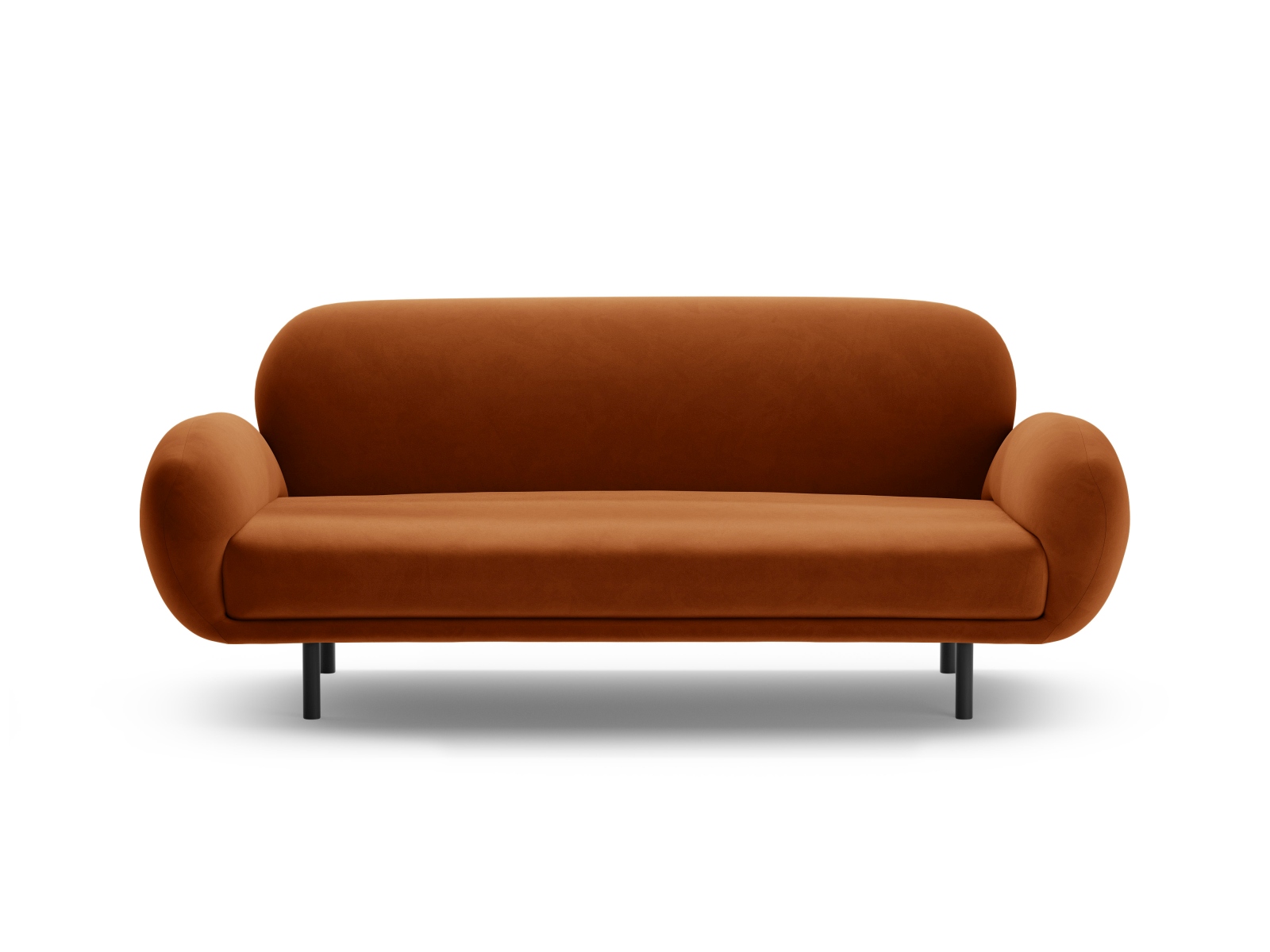 Velvet Sofa, "Poppy", 2 Seats, 178x72x82