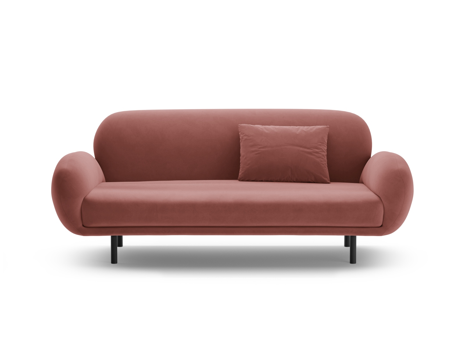 Velvet Sofa, "Poppy", 2 Seats, 178x72x82