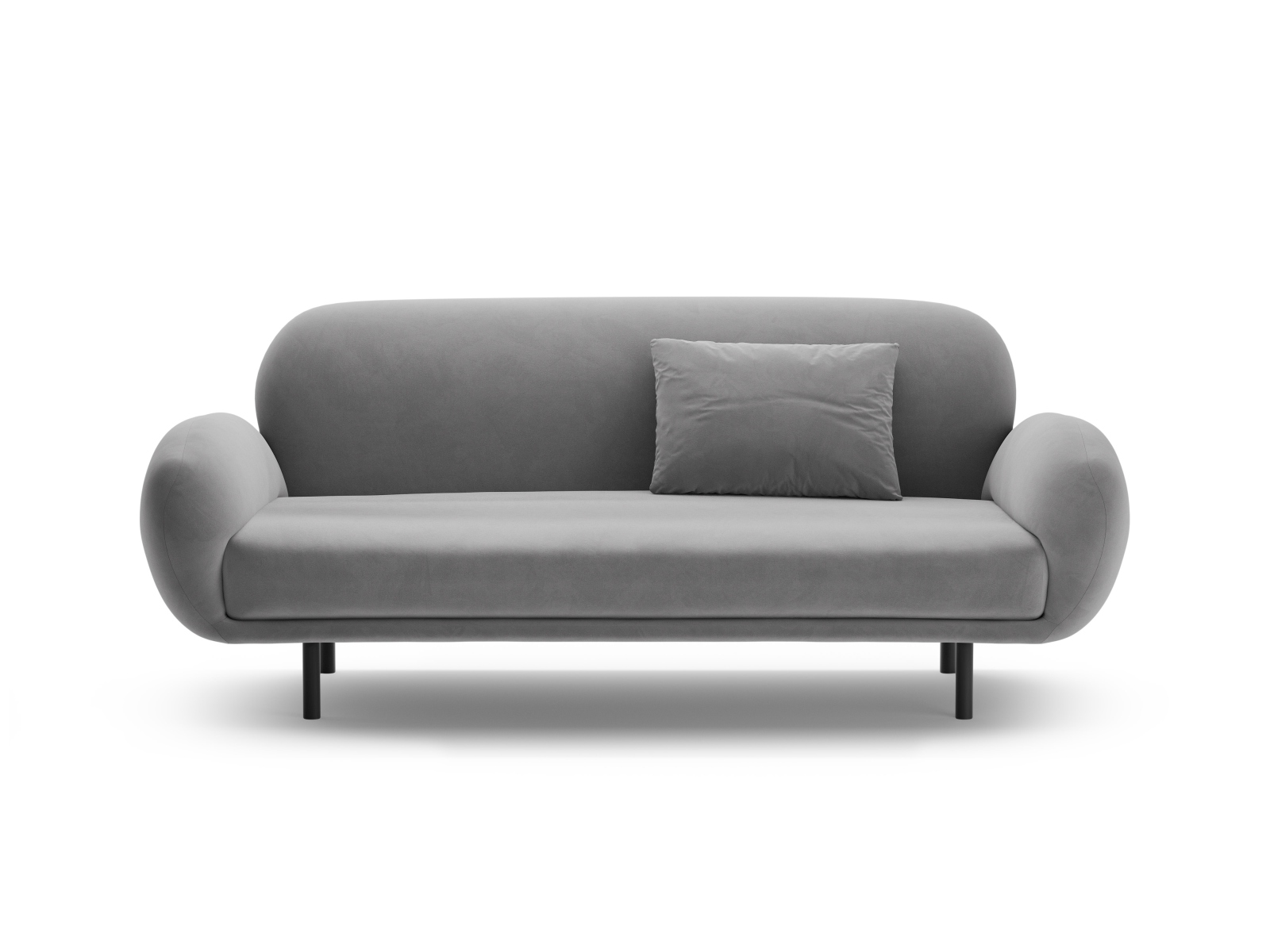 Velvet Sofa, "Poppy", 2 Seats, 178x72x82