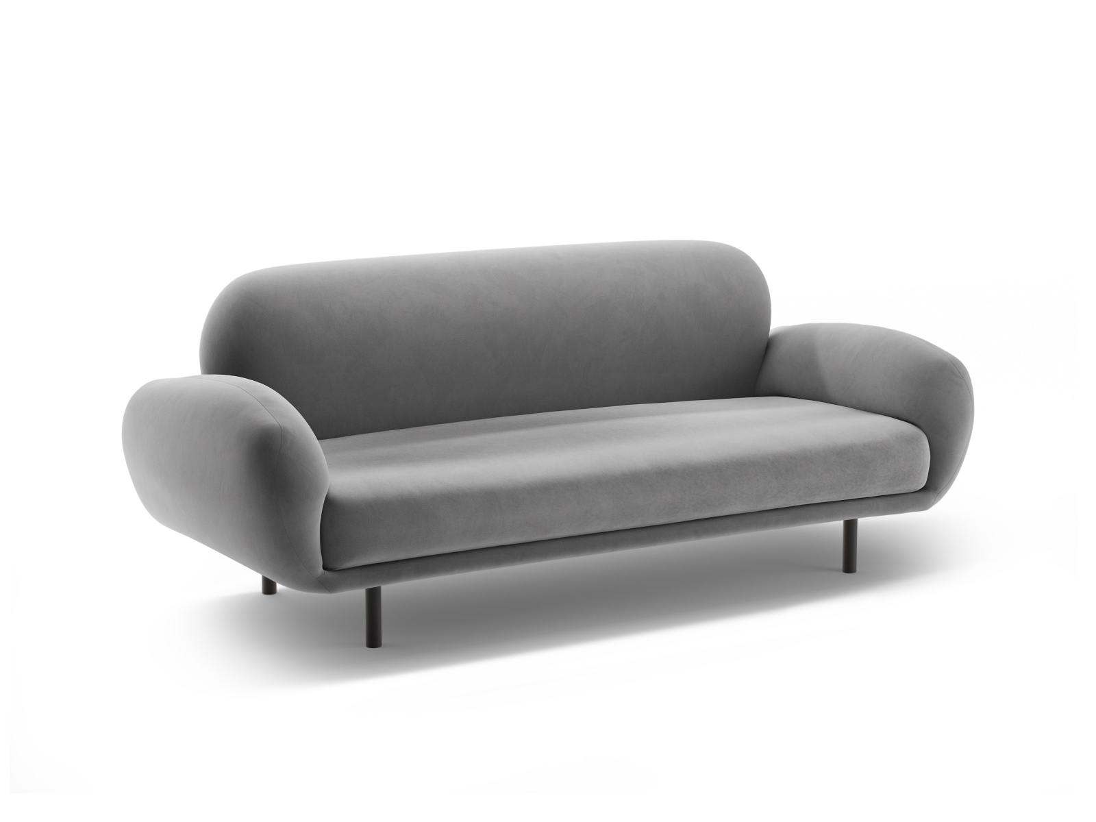 Velvet Sofa, "Poppy", 2 Seats, 178x72x82