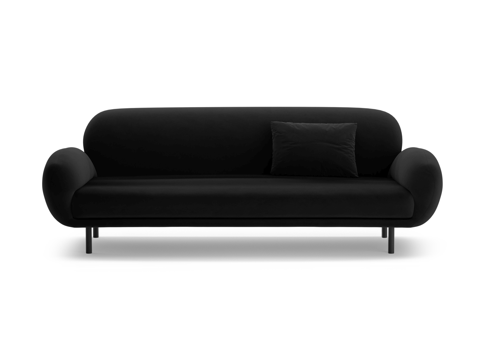 Velvet Sofa, "Poppy", 3 Seats, 208x72x82