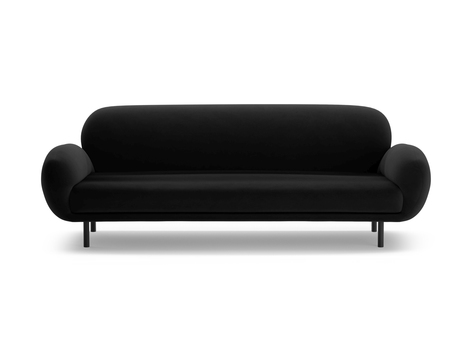 Velvet Sofa, "Poppy", 3 Seats, 208x72x82