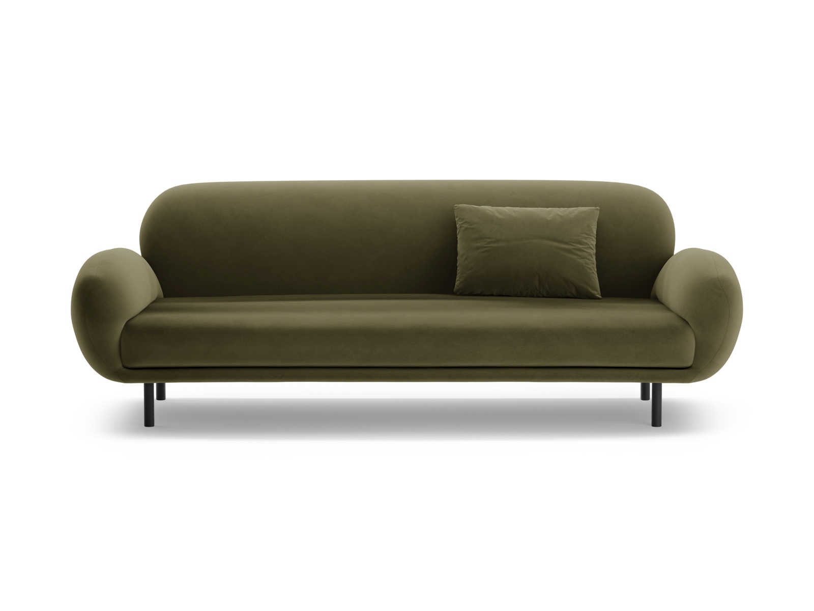 Velvet Sofa, "Poppy", 3 Seats, 208x72x82