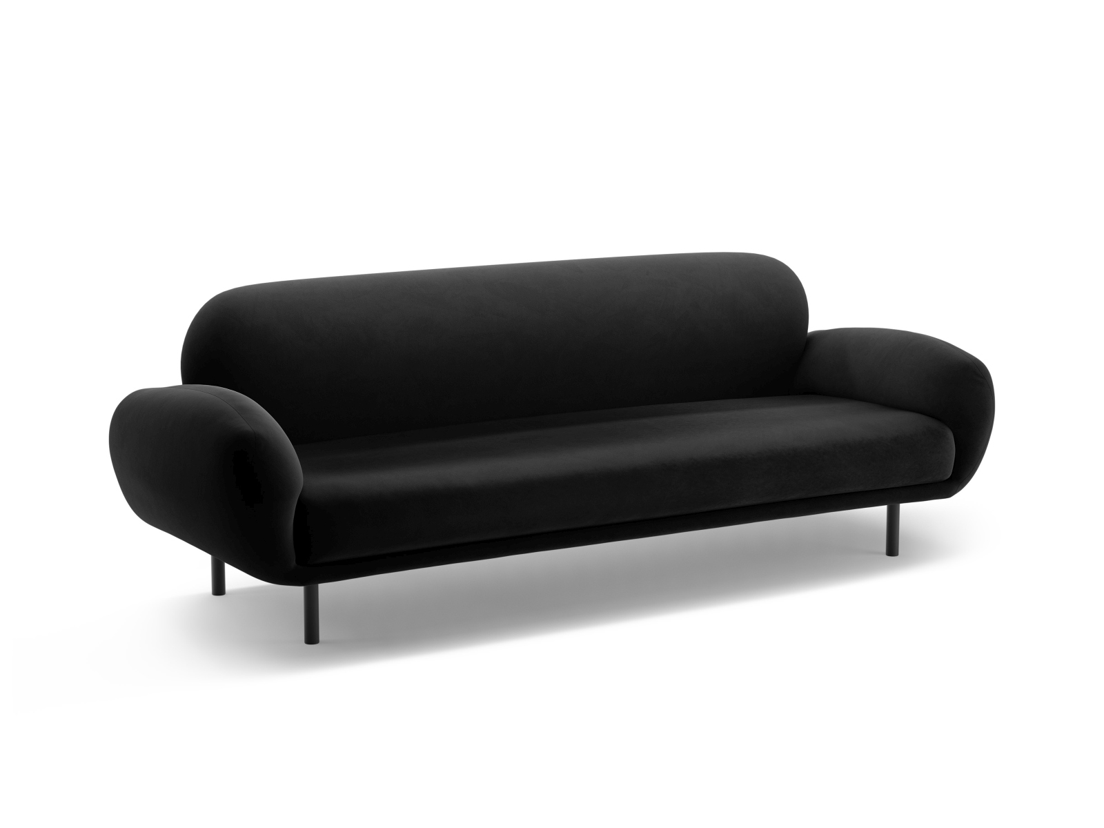 Velvet Sofa, "Poppy", 3 Seats, 208x72x82
