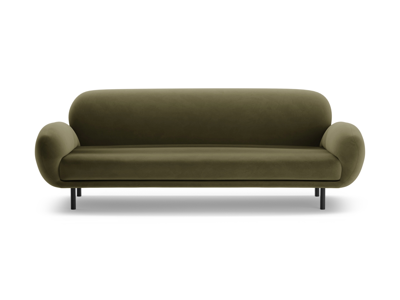 Velvet Sofa, "Poppy", 3 Seats, 208x72x82
