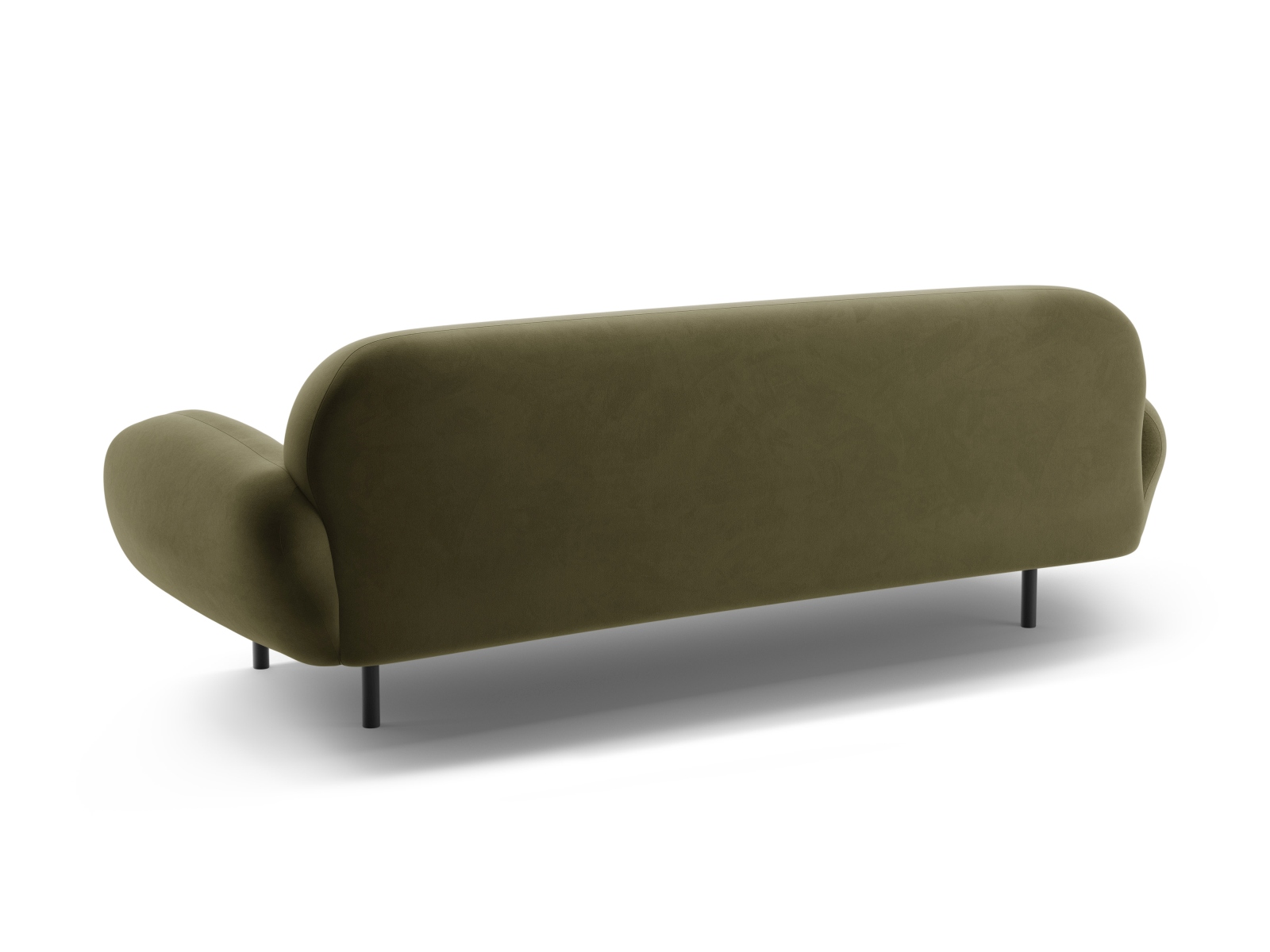 Velvet Sofa, "Poppy", 3 Seats, 208x72x82