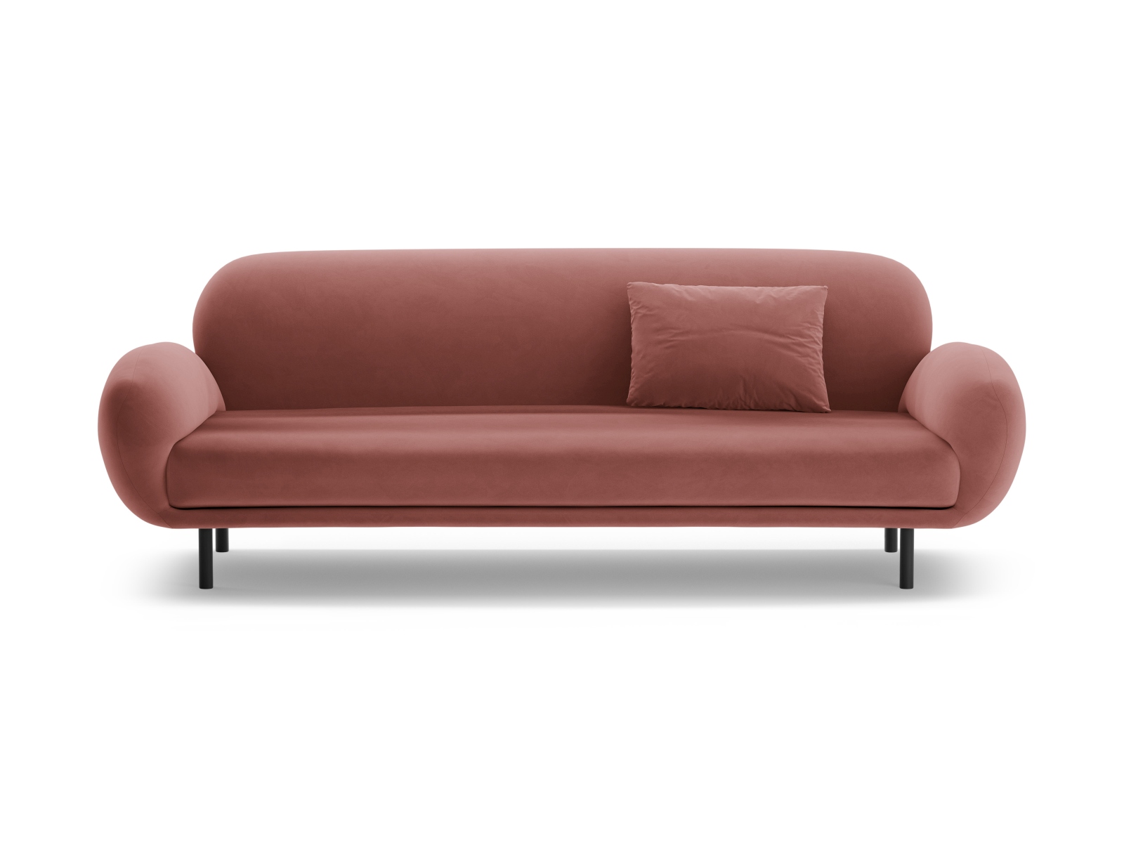 Velvet Sofa, "Poppy", 3 Seats, 208x72x82