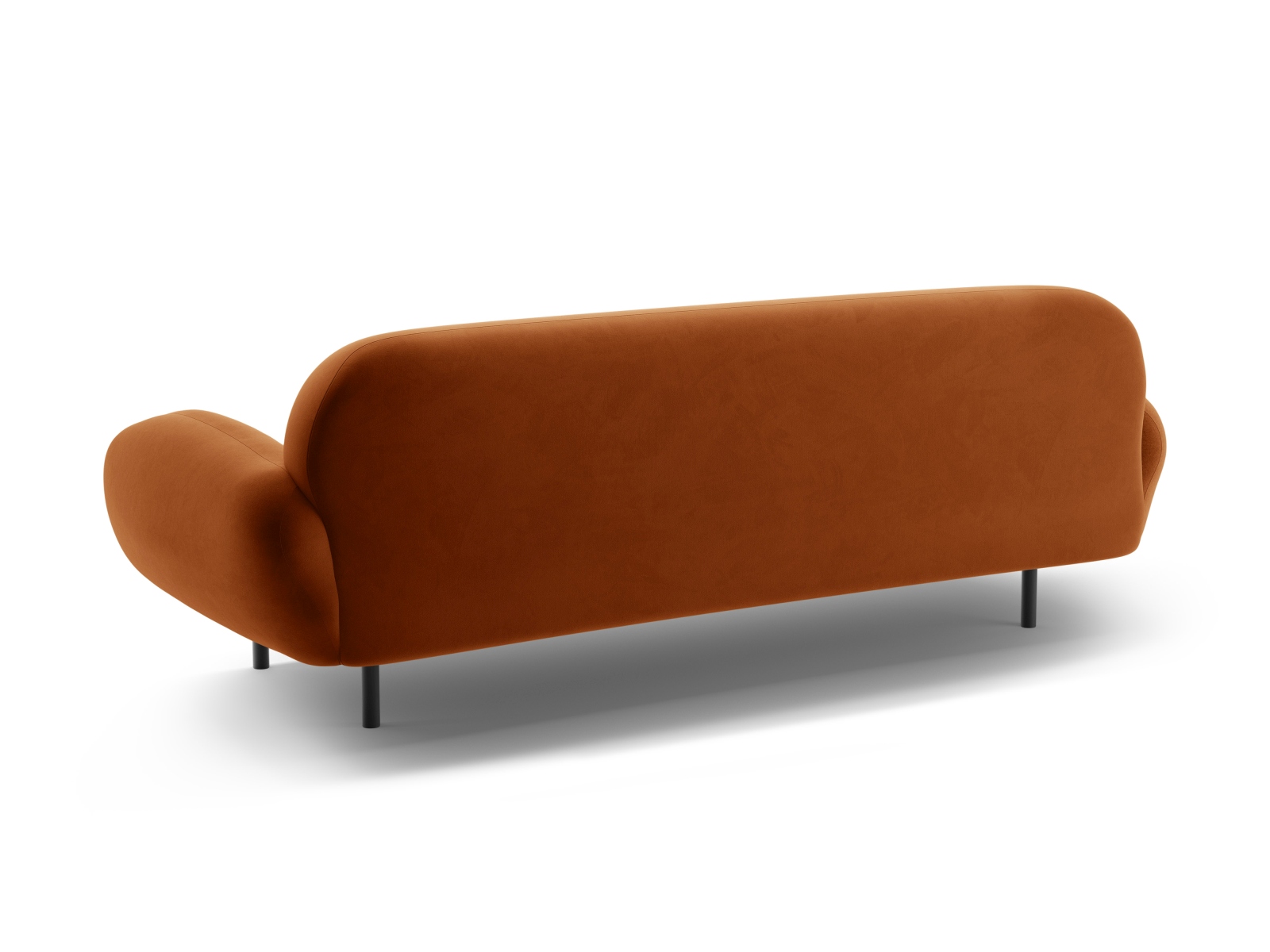 Velvet Sofa, "Poppy", 3 Seats, 208x72x82