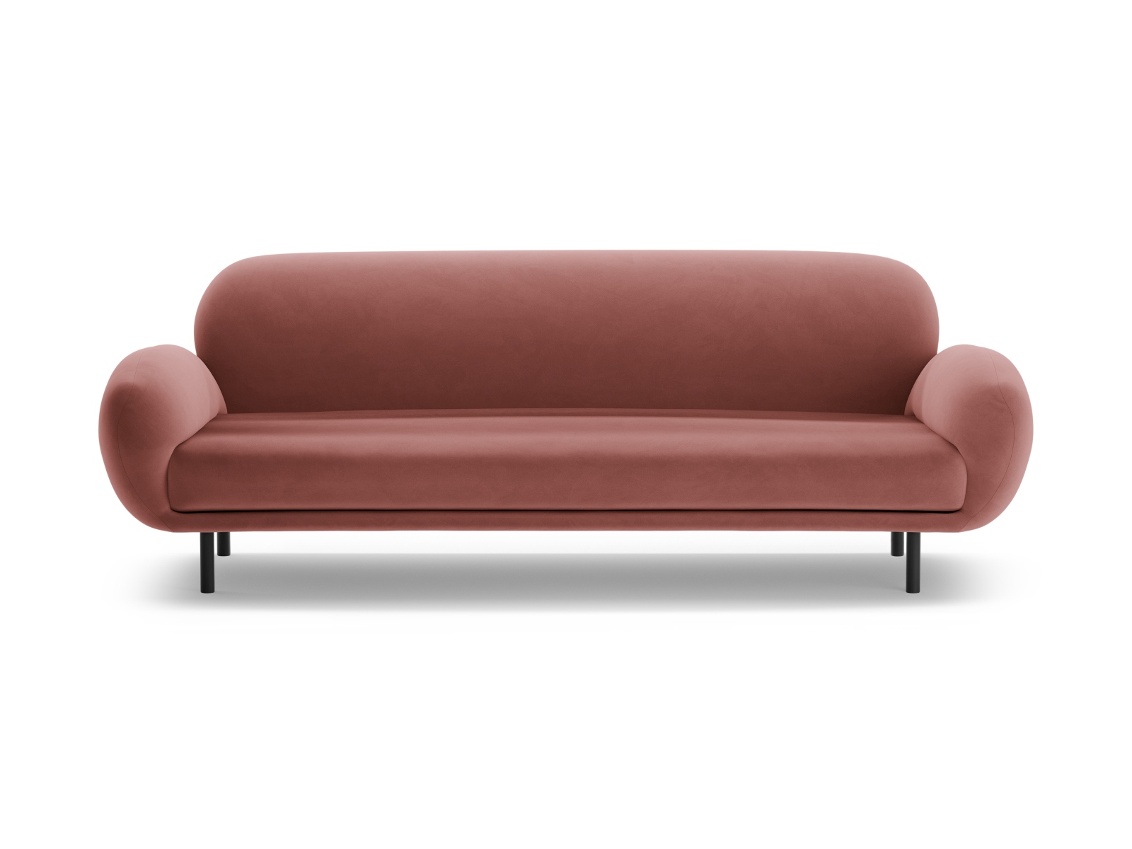 Velvet Sofa, "Poppy", 3 Seats, 208x72x82