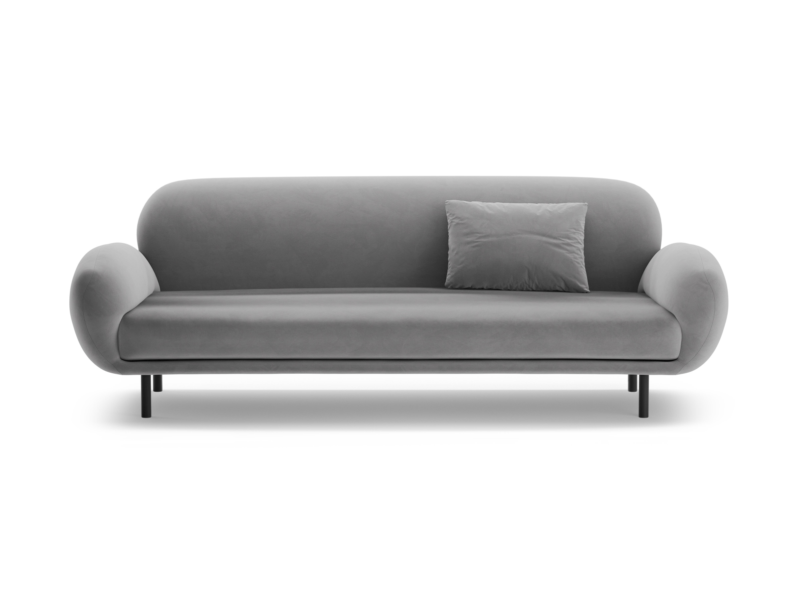 Velvet Sofa, "Poppy", 3 Seats, 208x72x82