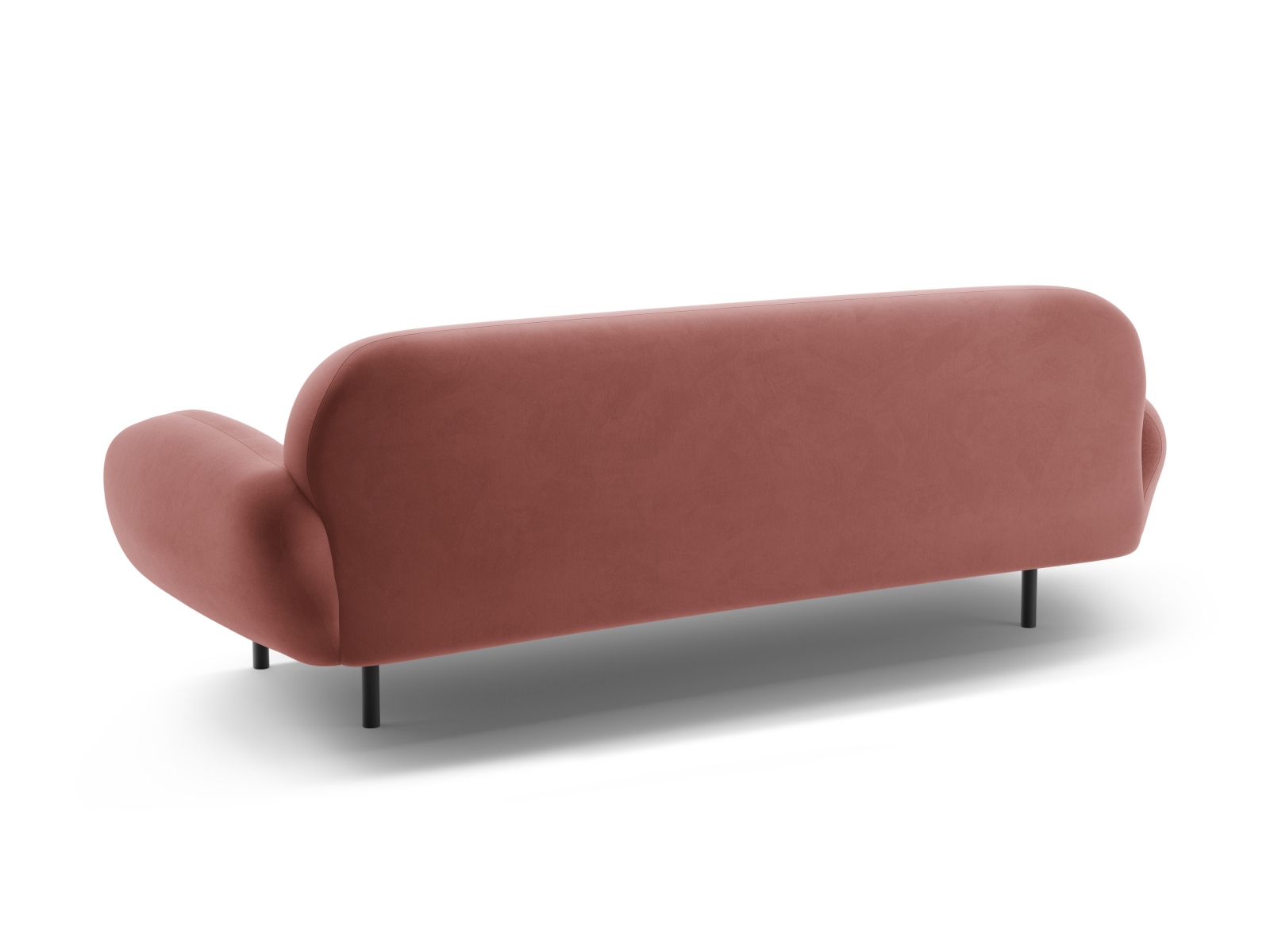 Velvet Sofa, "Poppy", 3 Seats, 208x72x82