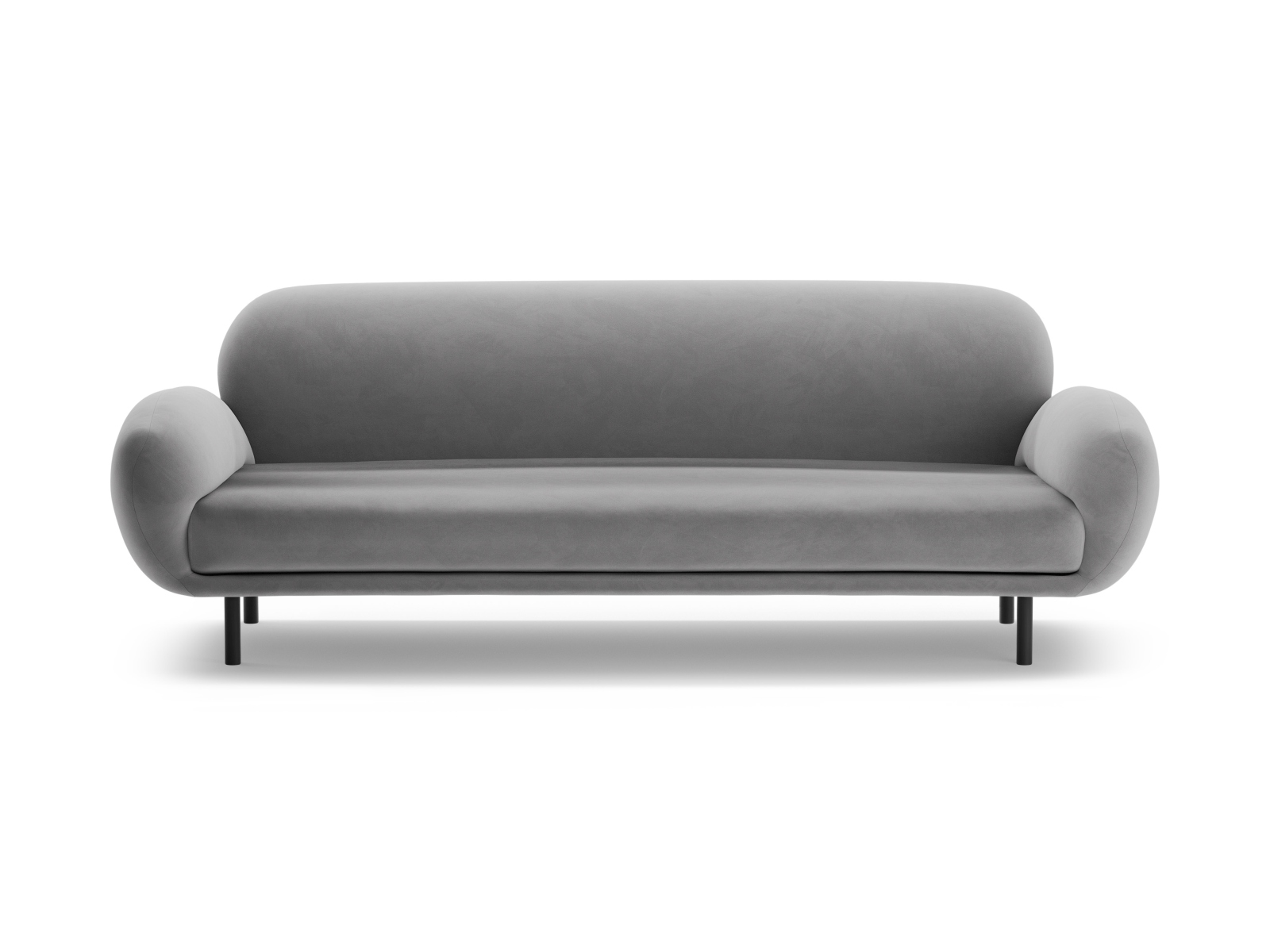 Velvet Sofa, "Poppy", 3 Seats, 208x72x82
