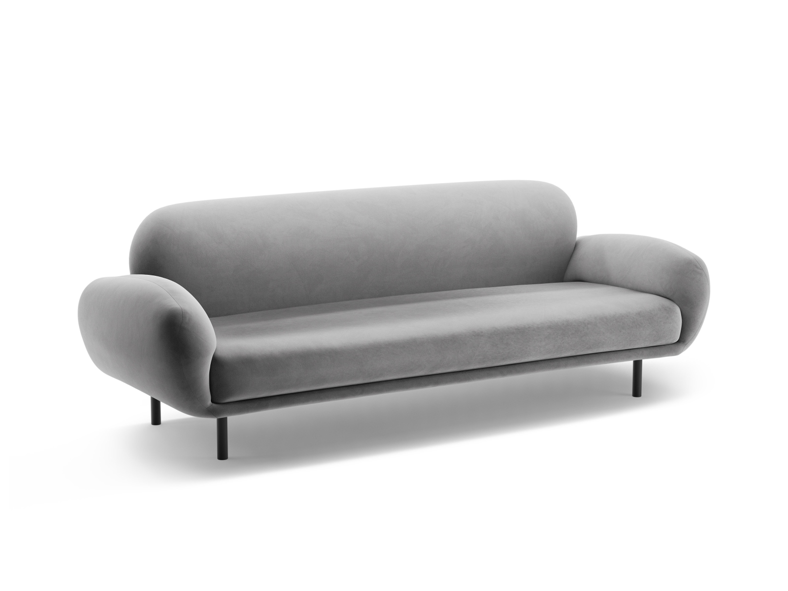 Velvet Sofa, "Poppy", 3 Seats, 208x72x82