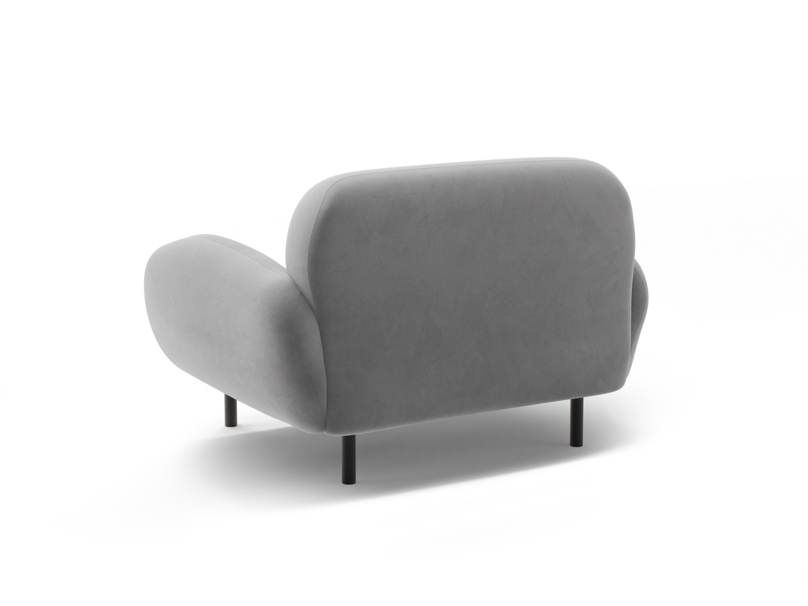 Velvet Armchair, "Poppy", 1 Seat, 90x72x82