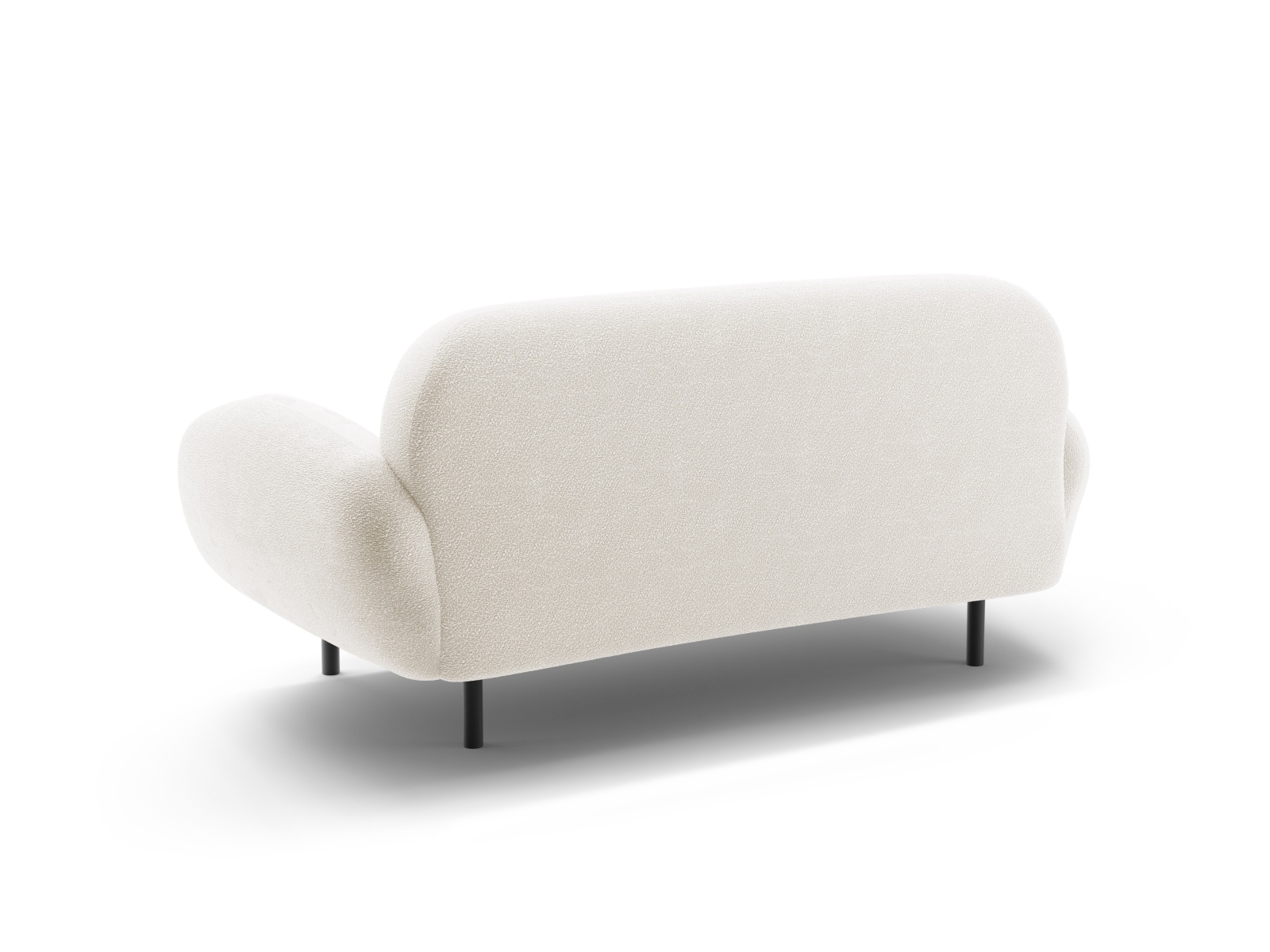 Boucle Sofa, "Poppy", 2 Seats, 148x72x82