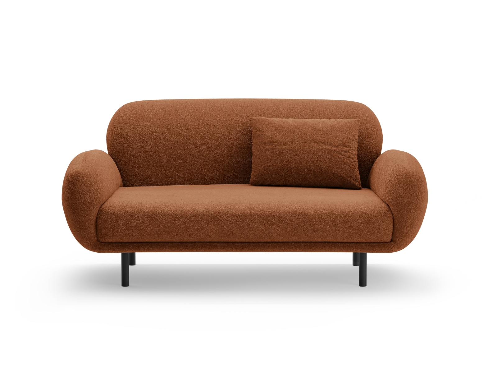 Boucle Sofa, "Poppy", 2 Seats, 148x72x82