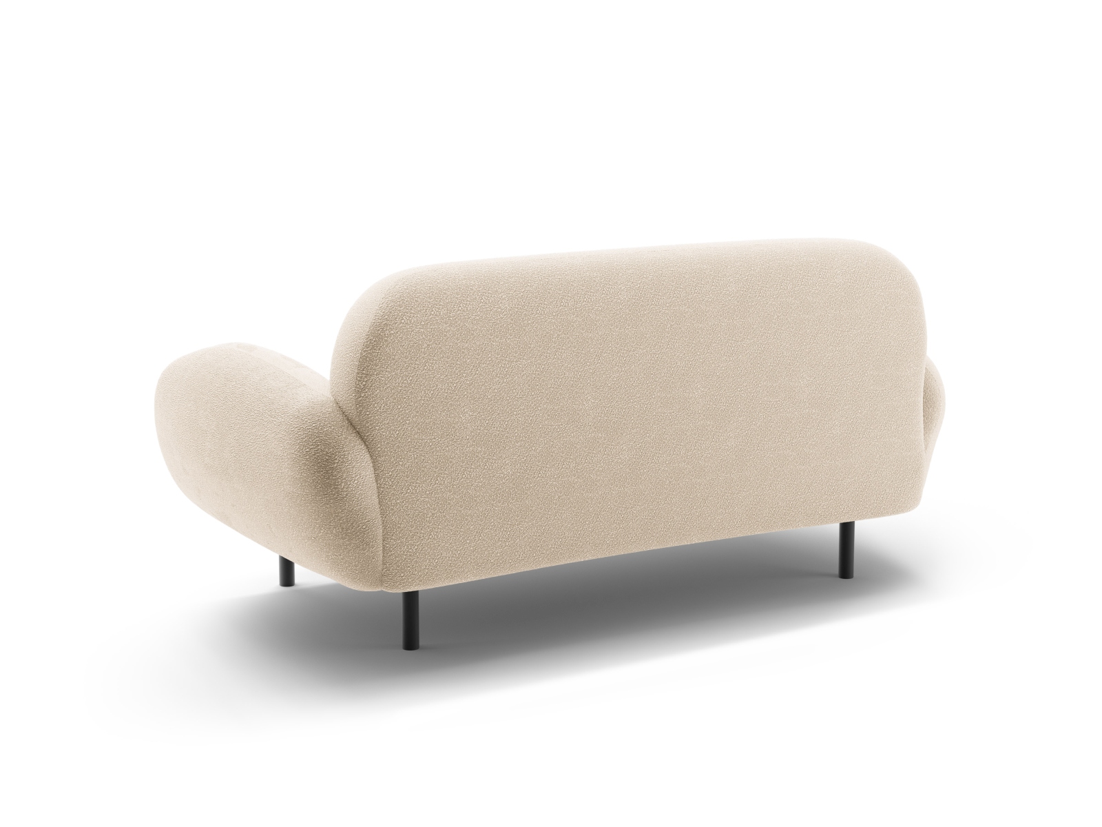 Boucle Sofa, "Poppy", 2 Seats, 148x72x82