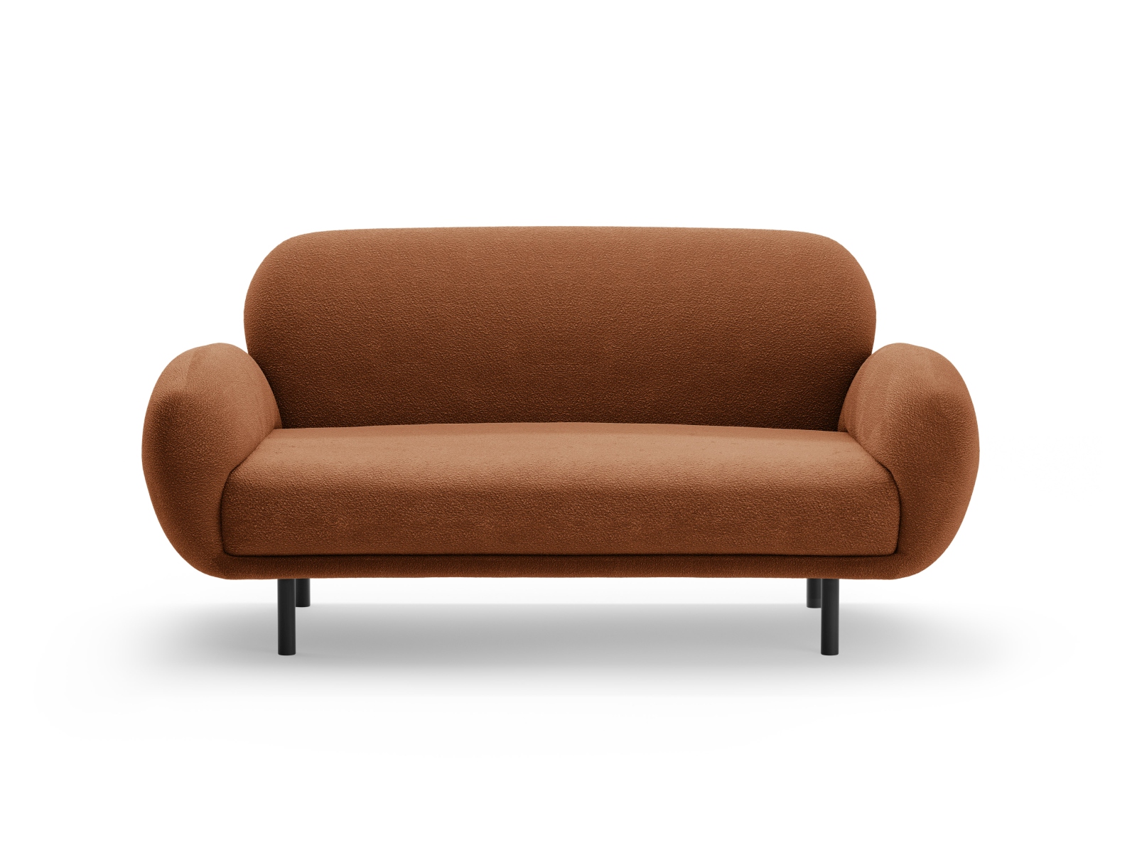 Boucle Sofa, "Poppy", 2 Seats, 148x72x82