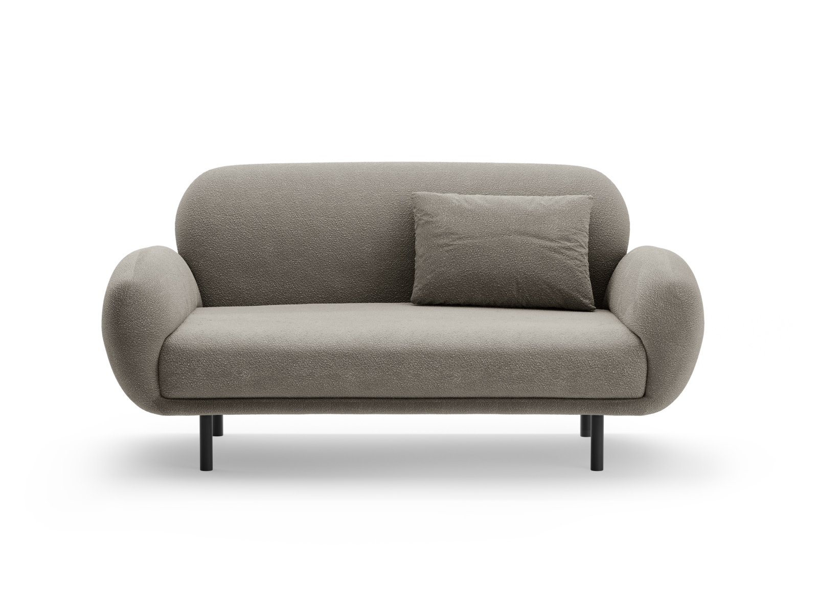 Boucle Sofa, "Poppy", 2 Seats, 148x72x82