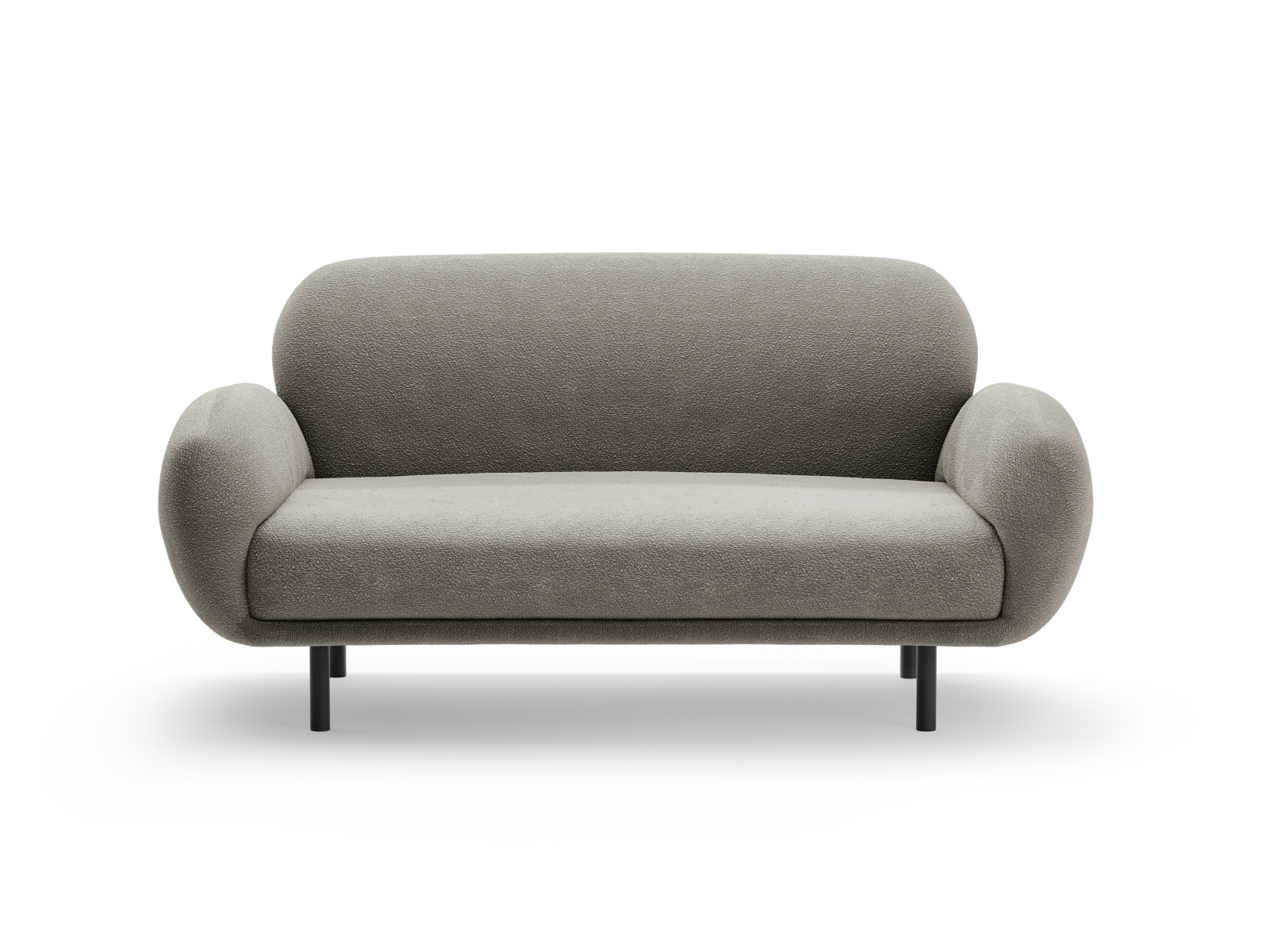 Boucle Sofa, "Poppy", 2 Seats, 148x72x82