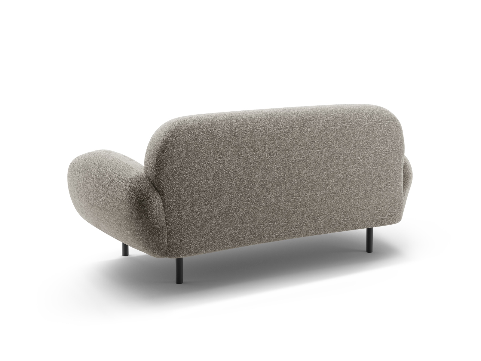 Boucle Sofa, "Poppy", 2 Seats, 148x72x82