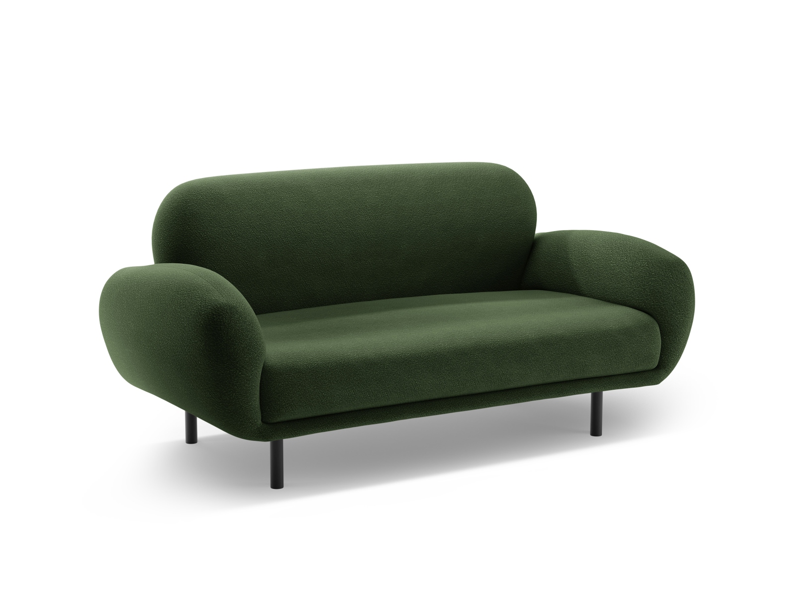 Boucle Sofa, "Poppy", 2 Seats, 148x72x82