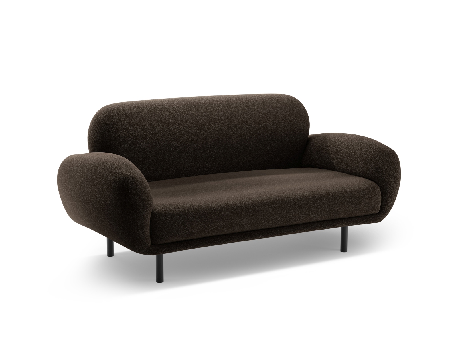 Boucle Sofa, "Poppy", 2 Seats, 148x72x82