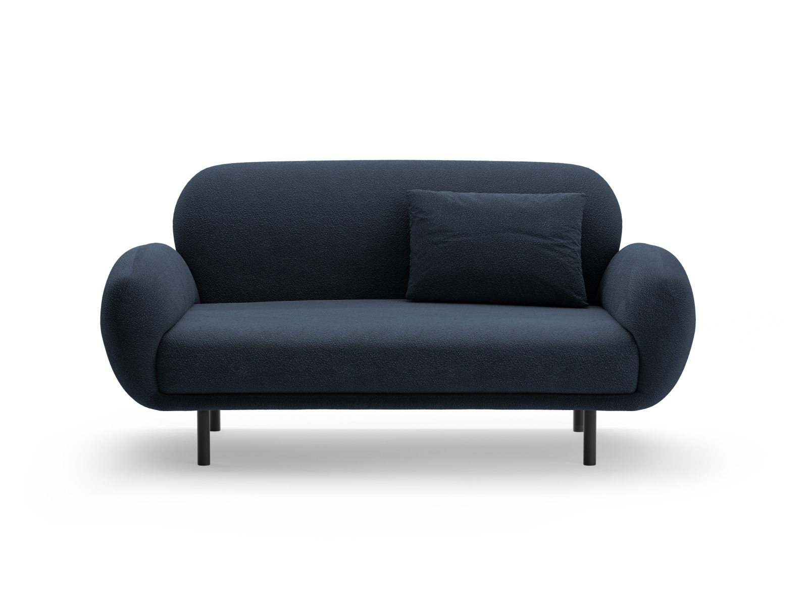 Boucle Sofa, "Poppy", 2 Seats, 148x72x82
