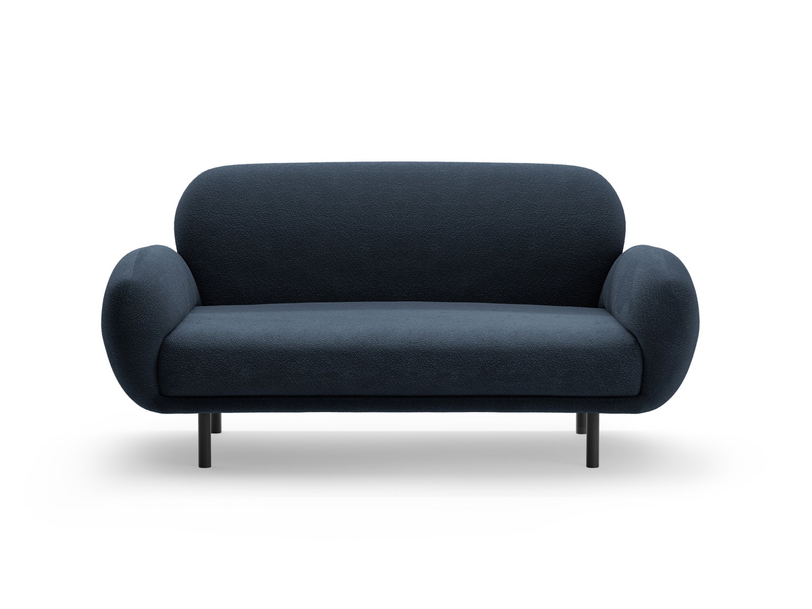 Boucle Sofa, "Poppy", 2 Seats, 148x72x82