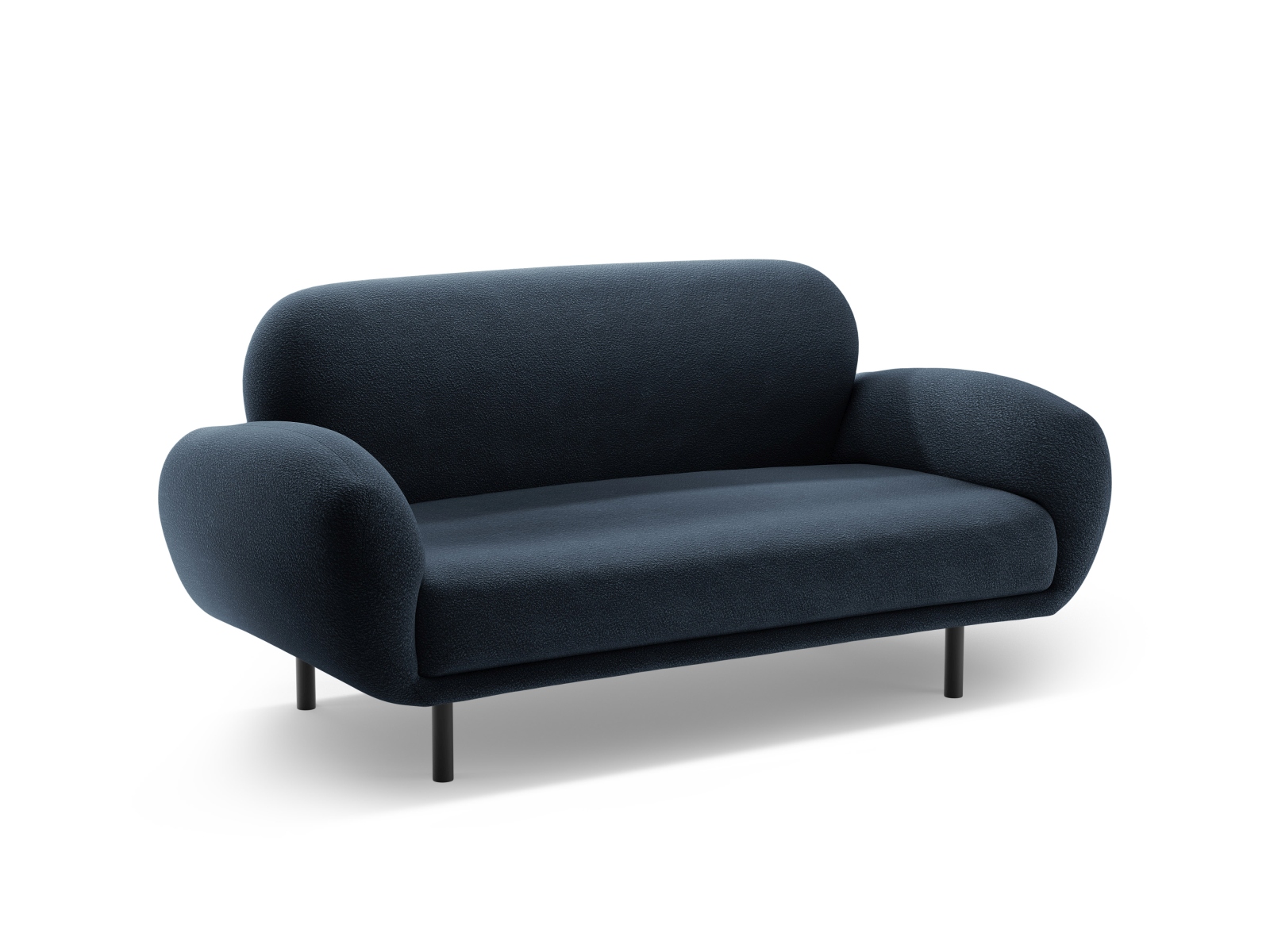 Boucle Sofa, "Poppy", 2 Seats, 148x72x82