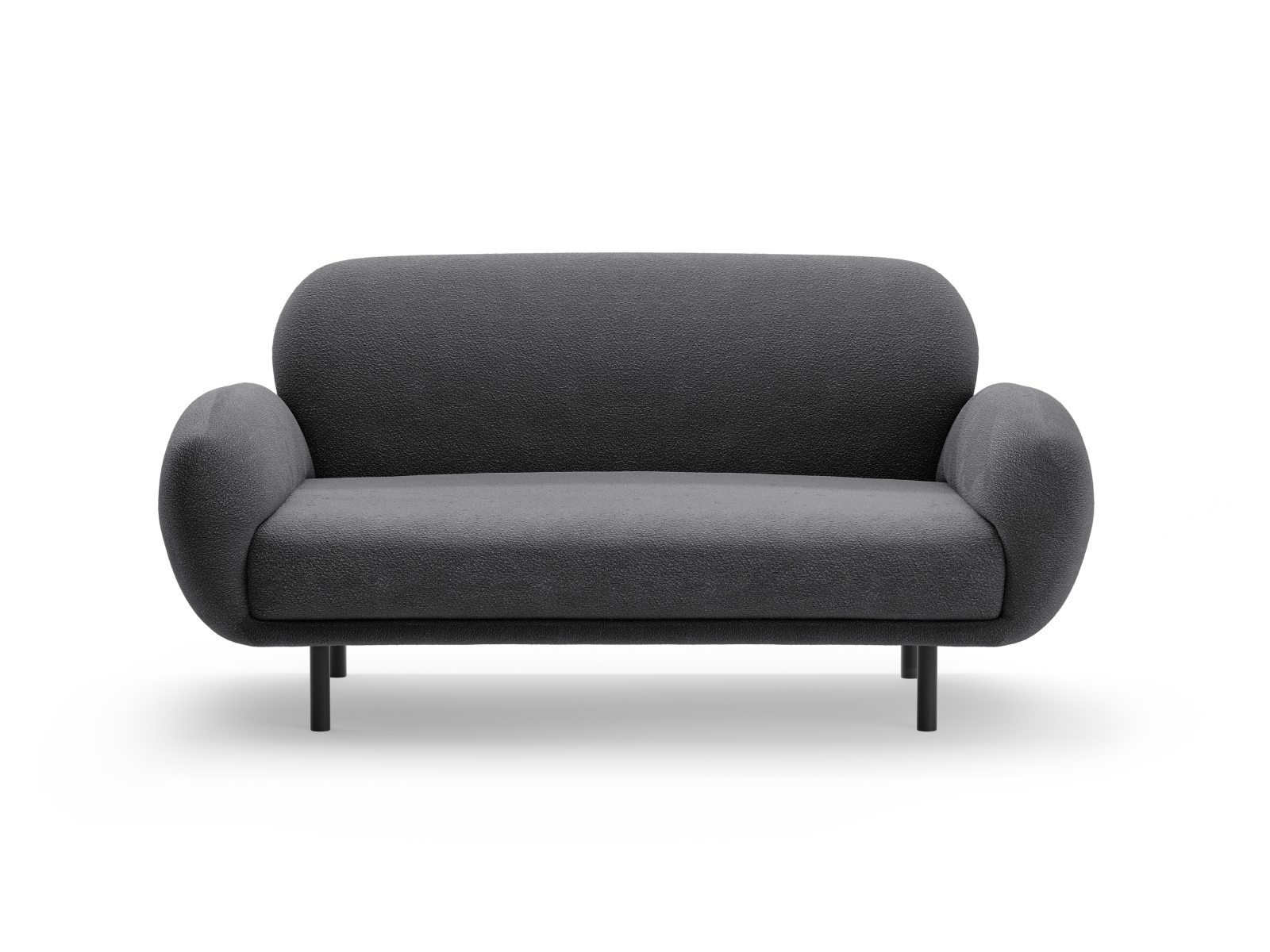 Boucle Sofa, "Poppy", 2 Seats, 148x72x82
