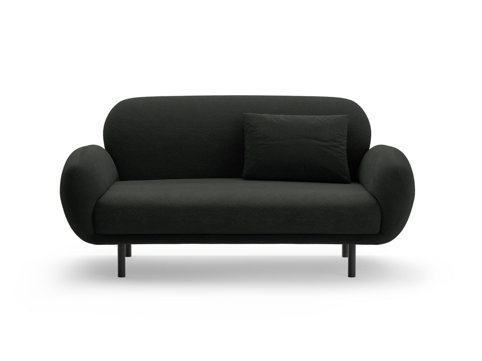 Boucle Sofa, "Poppy", 2 Seats, 148x72x82