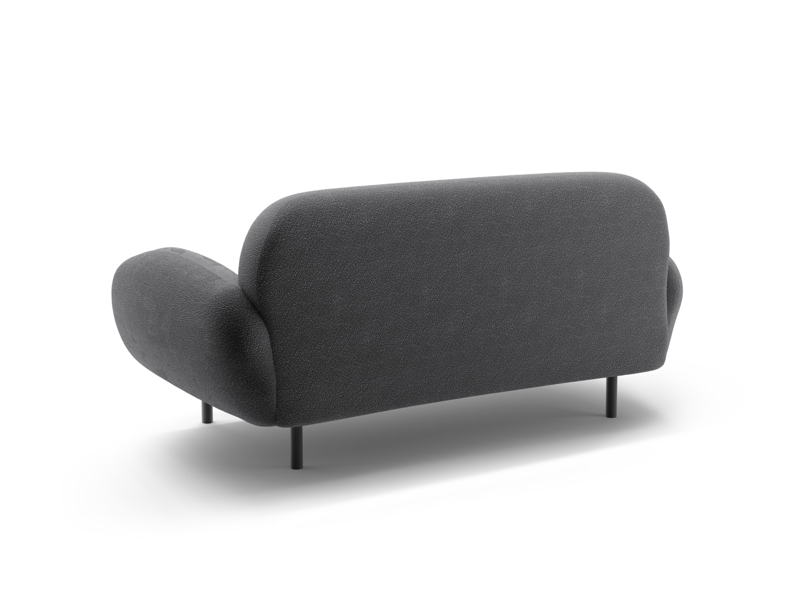 Boucle Sofa, "Poppy", 2 Seats, 148x72x82
