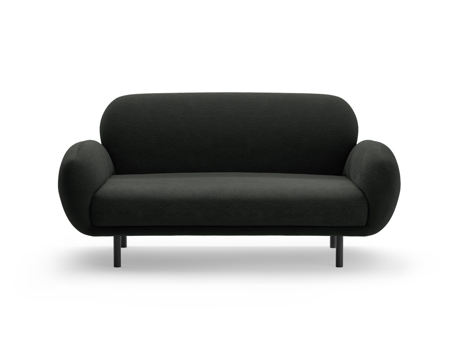 Boucle Sofa, "Poppy", 2 Seats, 148x72x82