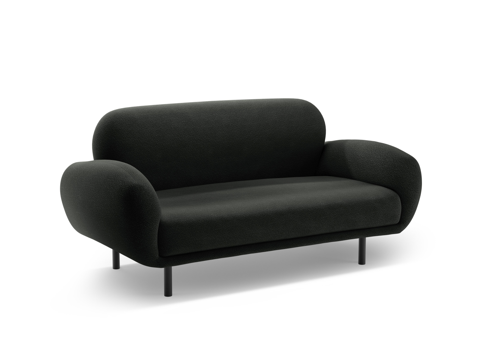 Boucle Sofa, "Poppy", 2 Seats, 148x72x82