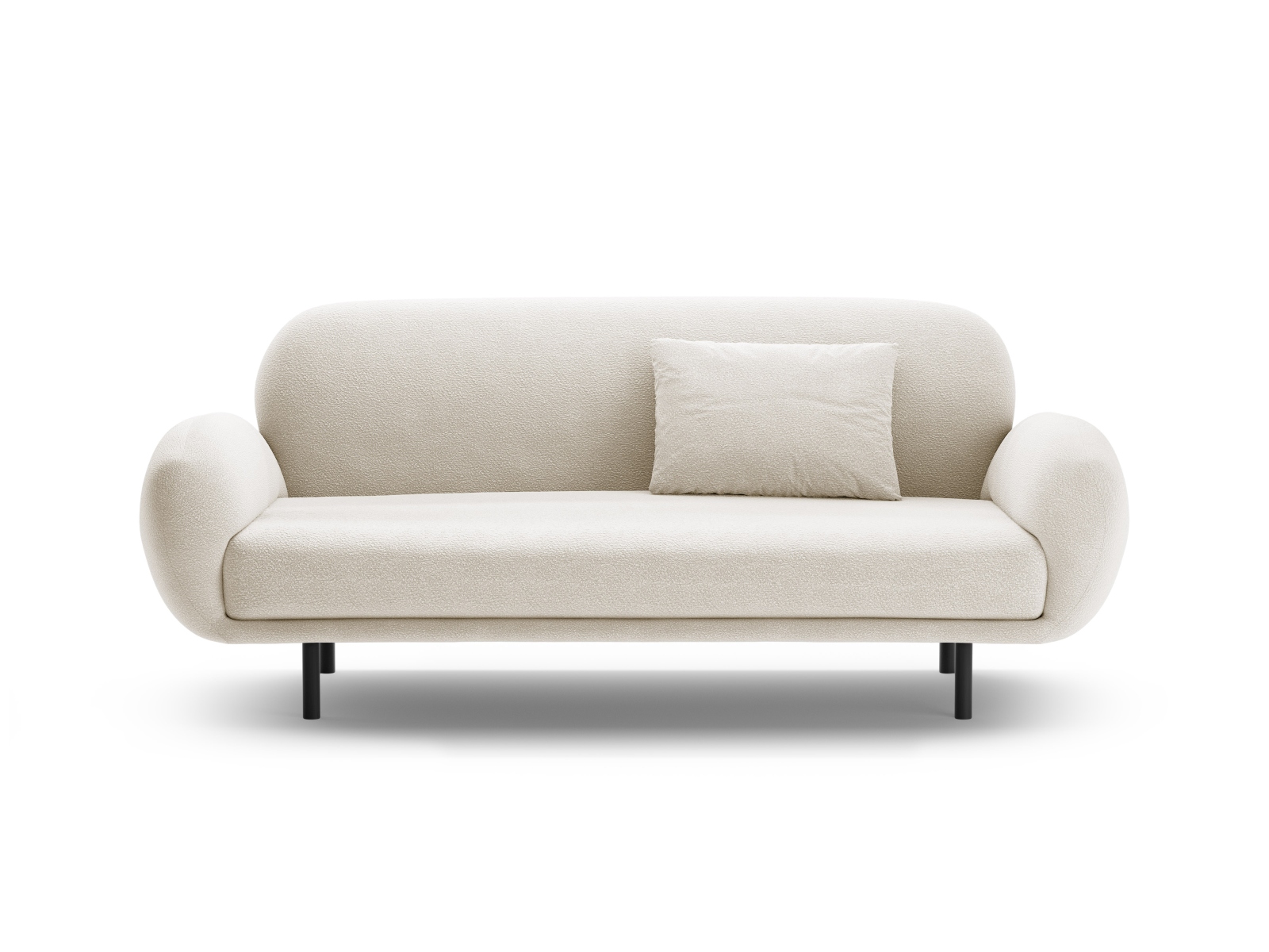 Boucle Sofa, "Poppy", 2 Seats, 178x72x82