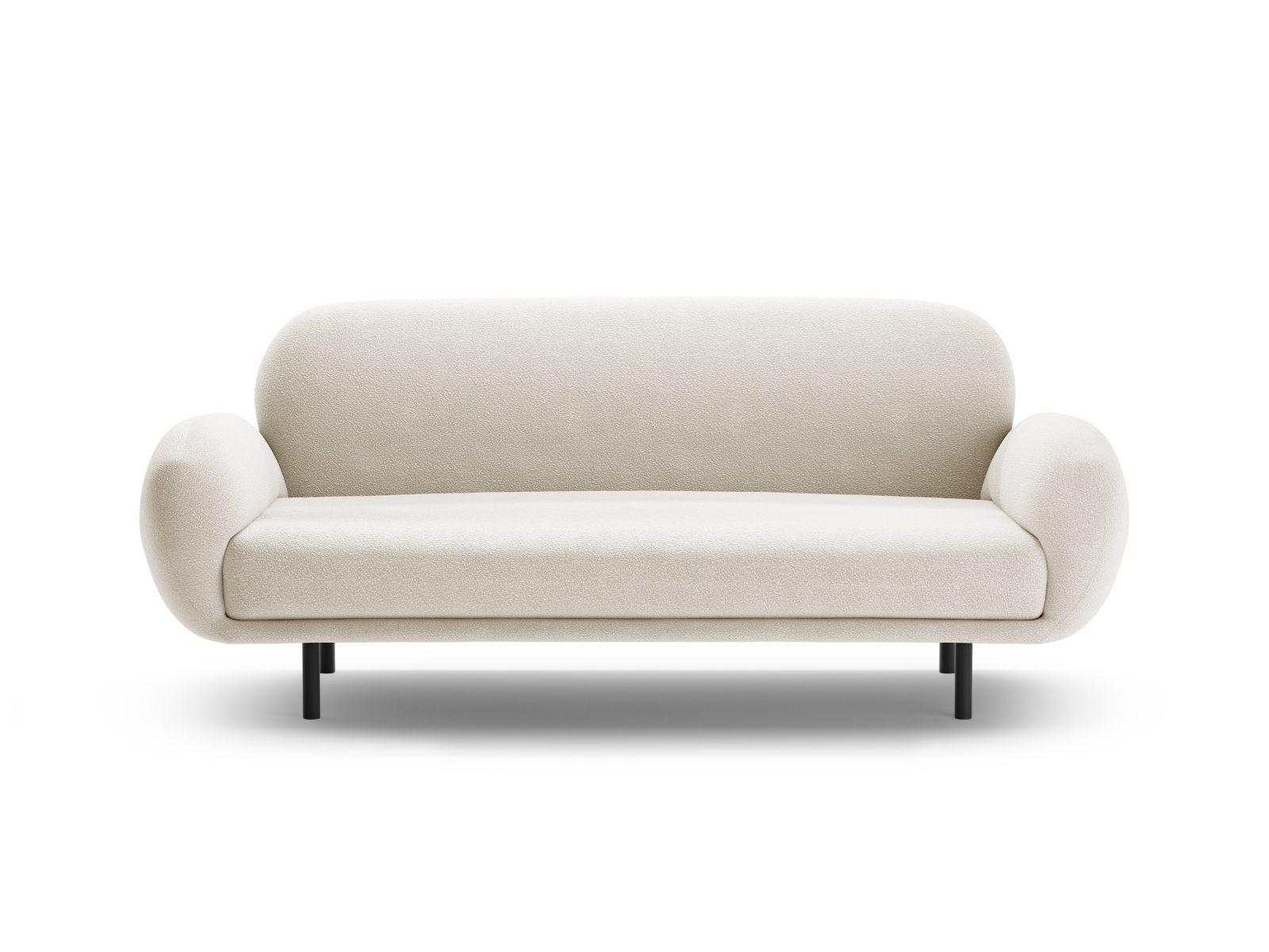Boucle Sofa, "Poppy", 2 Seats, 178x72x82
