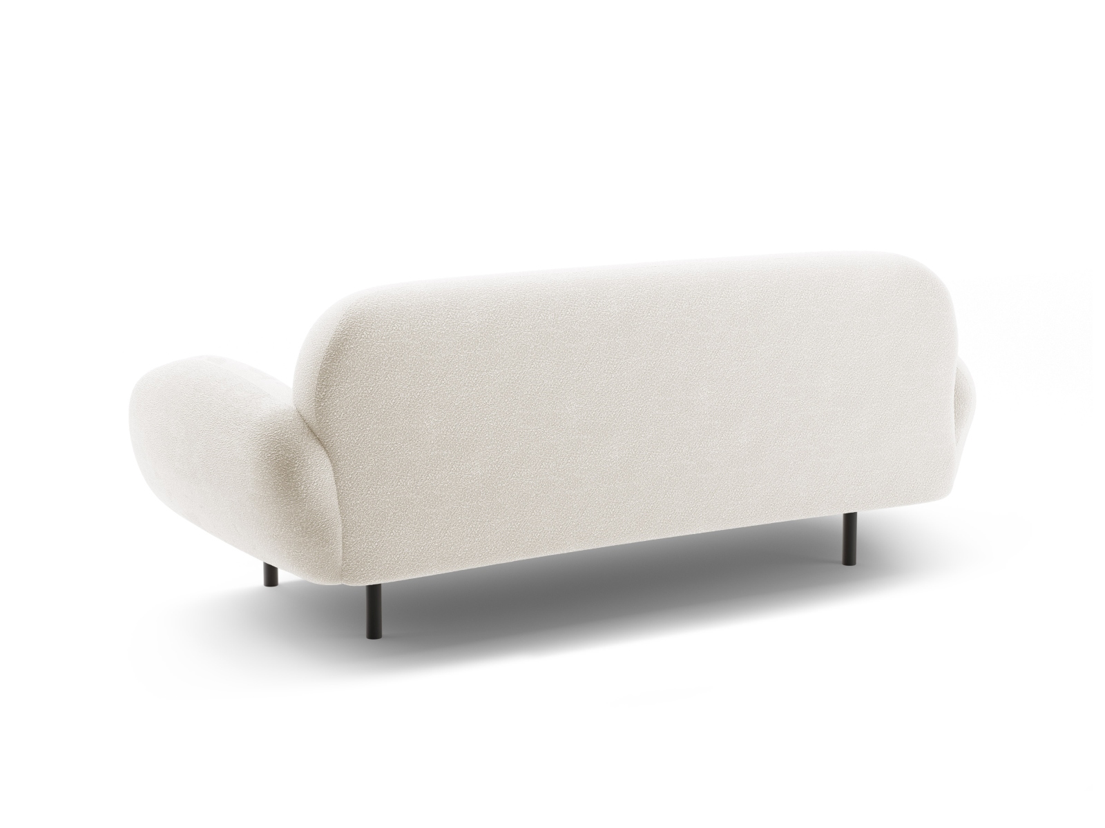 Boucle Sofa, "Poppy", 2 Seats, 178x72x82