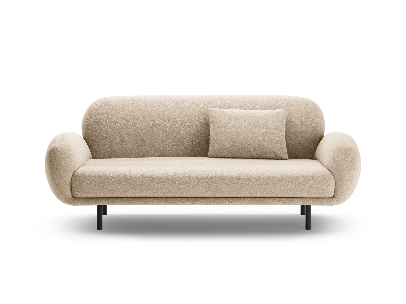 Boucle Sofa, "Poppy", 2 Seats, 178x72x82