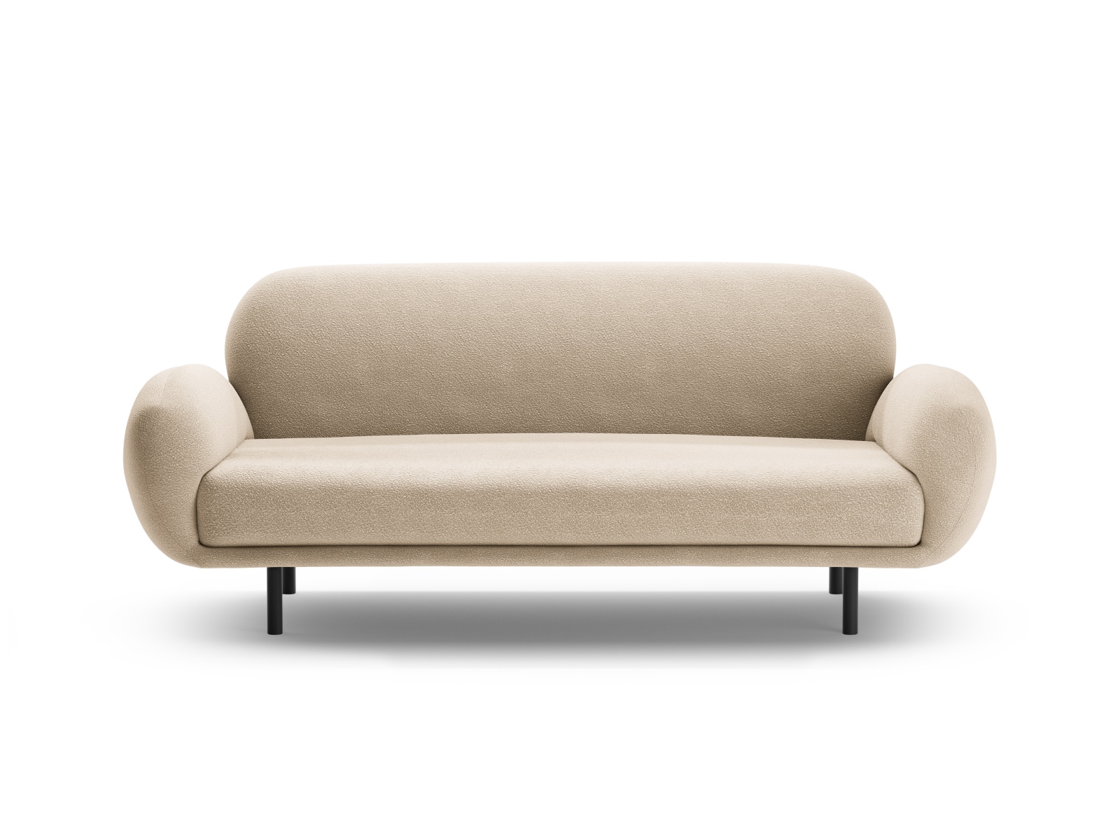 Boucle Sofa, "Poppy", 2 Seats, 178x72x82